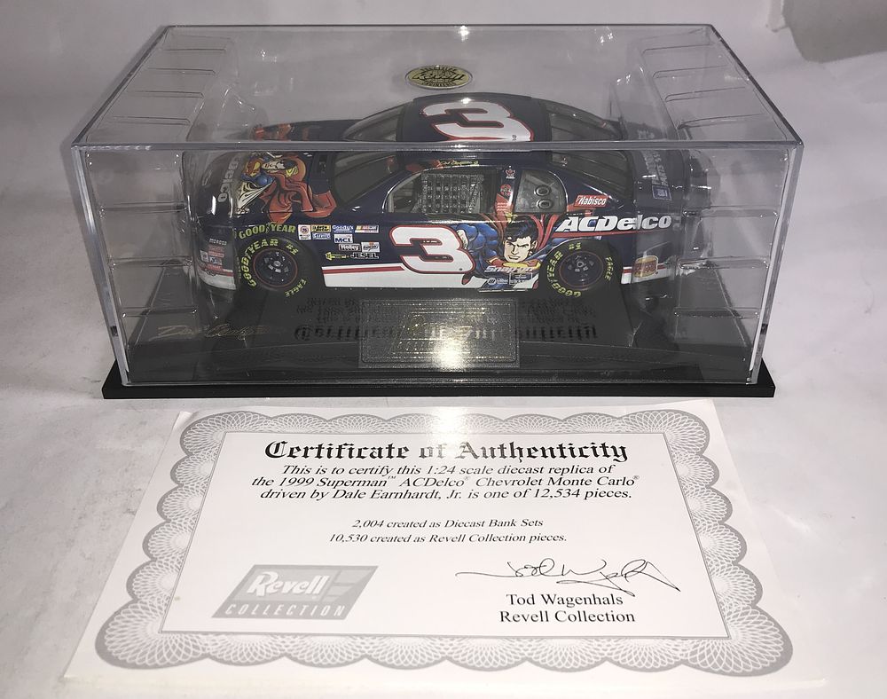 Lot 1009: Dale Earnhardt Jr #3 Superman ACDelco Diecast