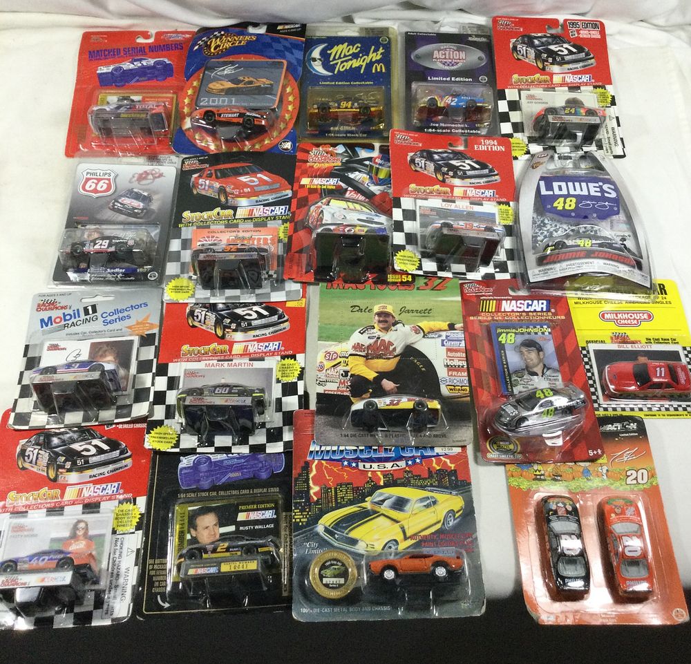 Lot 1361: 20 toy race cars all sealed packages