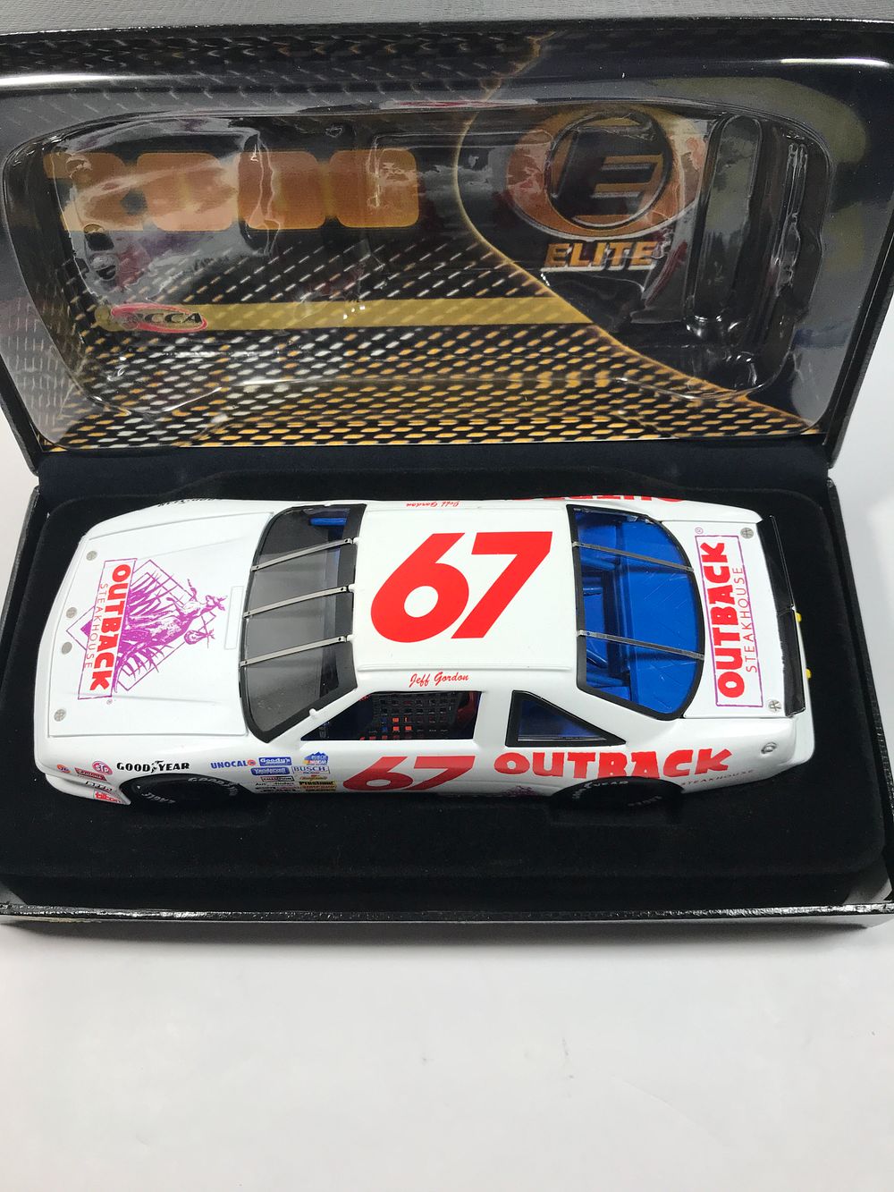 Lot 1409: Jeff Gordon #67 Outback Steakhouse Elite