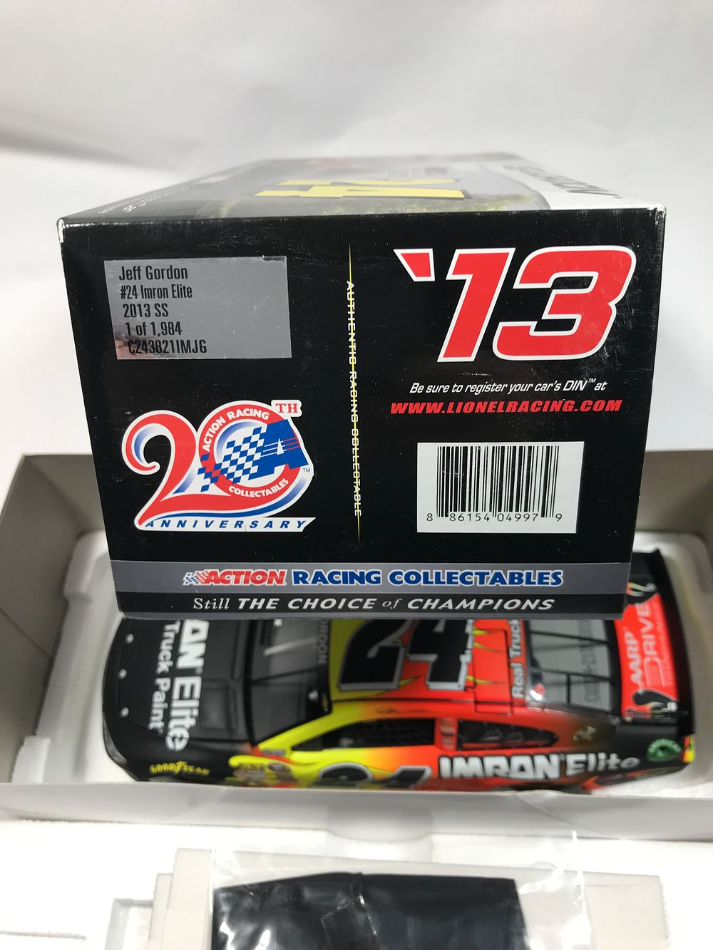 Lot 1418: Jeff Gordon #24 Imron Elite 2013 Action