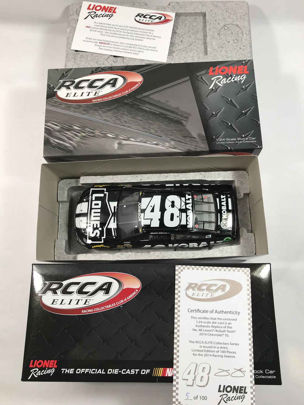 Lot 1503: Jimmie Johnson 2014 Lionel Racing Kobalt Tools
