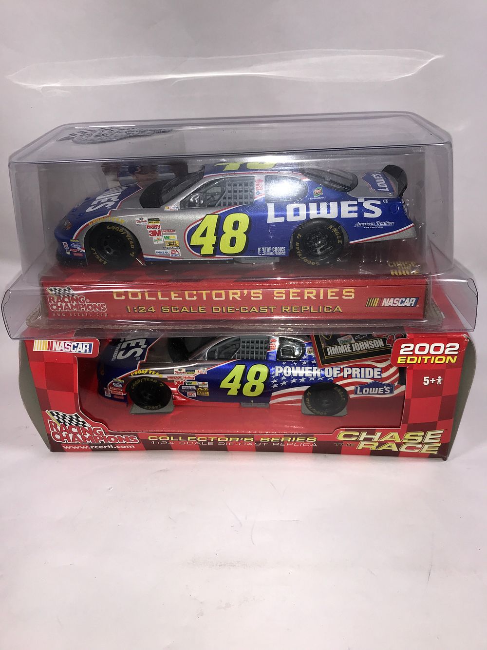 Lot 1507: 2 Jimmie Johnson Racing Champions 1:24 Diecast