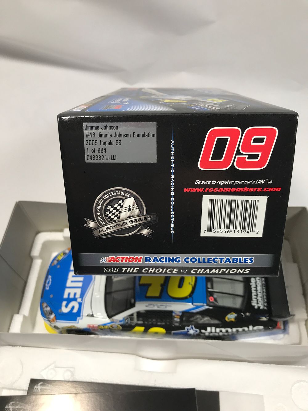 Lot 1509: Jimmie Johnson 2009 Impala Limited Edition Diecast