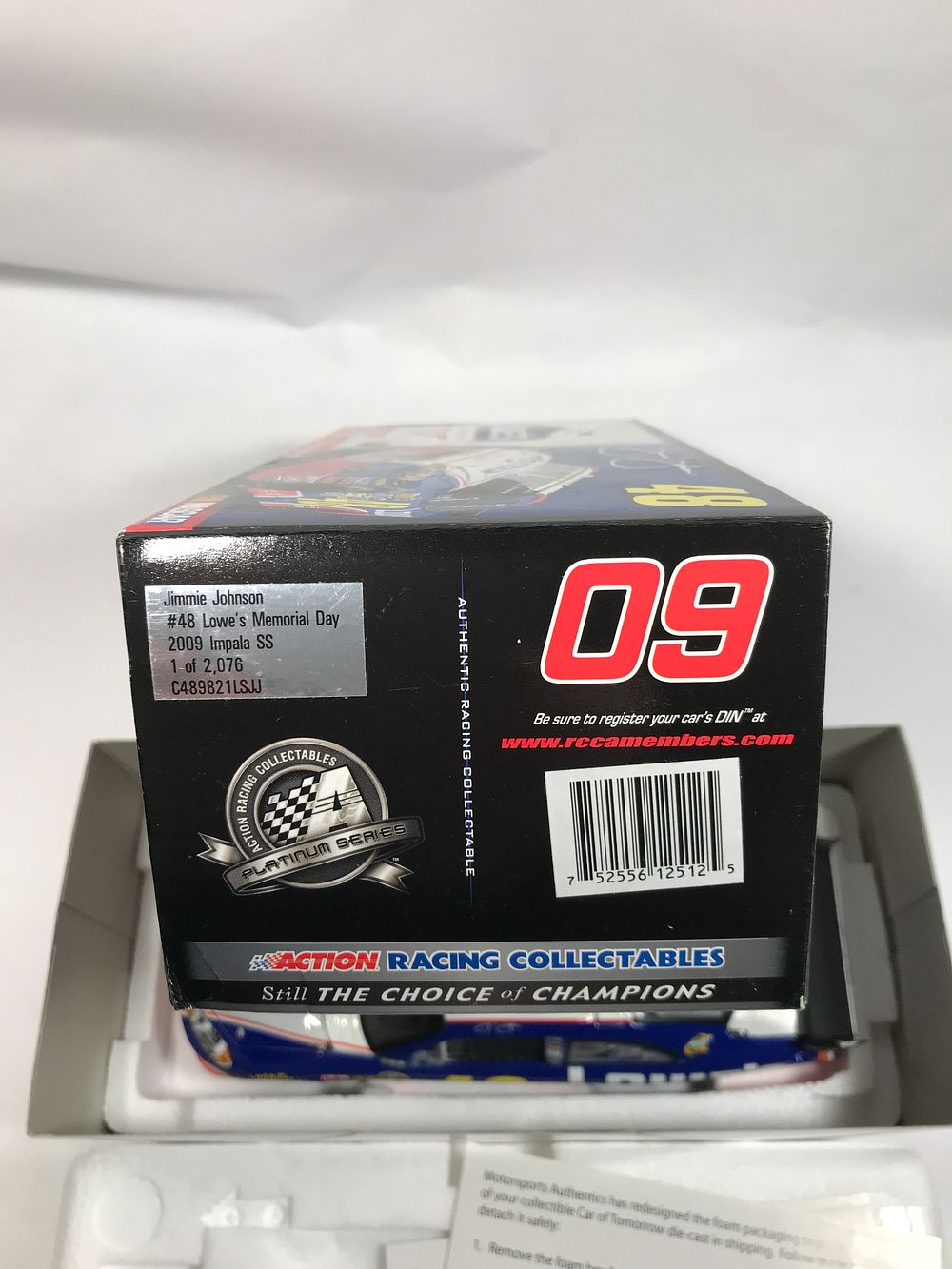 Lot 1511: Jimmie Johnson 2009 Memorial Day Diecast