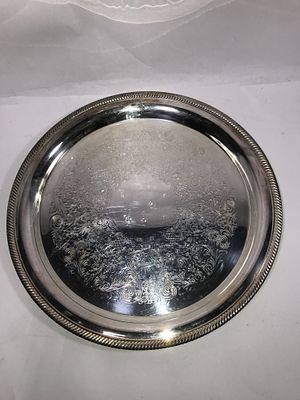 Castleton Pattern International Silver Co. Tray. Silver plate service tray, measures 14 1/2 