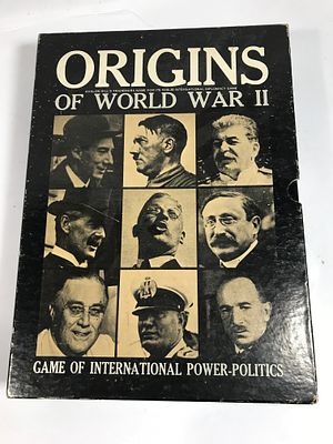 Origins of World War II Bookcase Game. Avalon Hill Game in original box