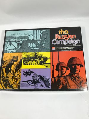 The Russian Campaign Wargame by Avalon Hill. In original box