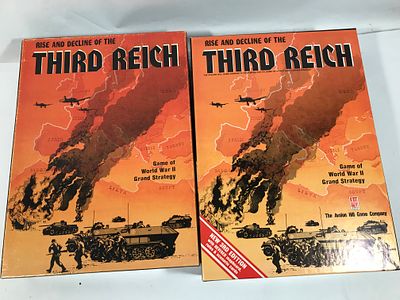 Rise and Decline of the Third Reich Games. World War II strategy games by Avalon Hill