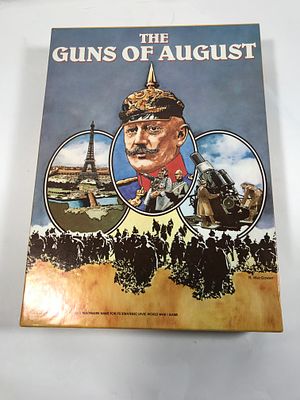 The Guns of August Board Game by Avalon Hill. In original box
