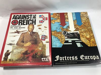 Fortress Europa & Against the Reich Board Games. Both in original boxes