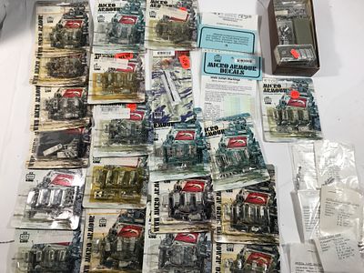 Micro Armour Military Game Pieces. .