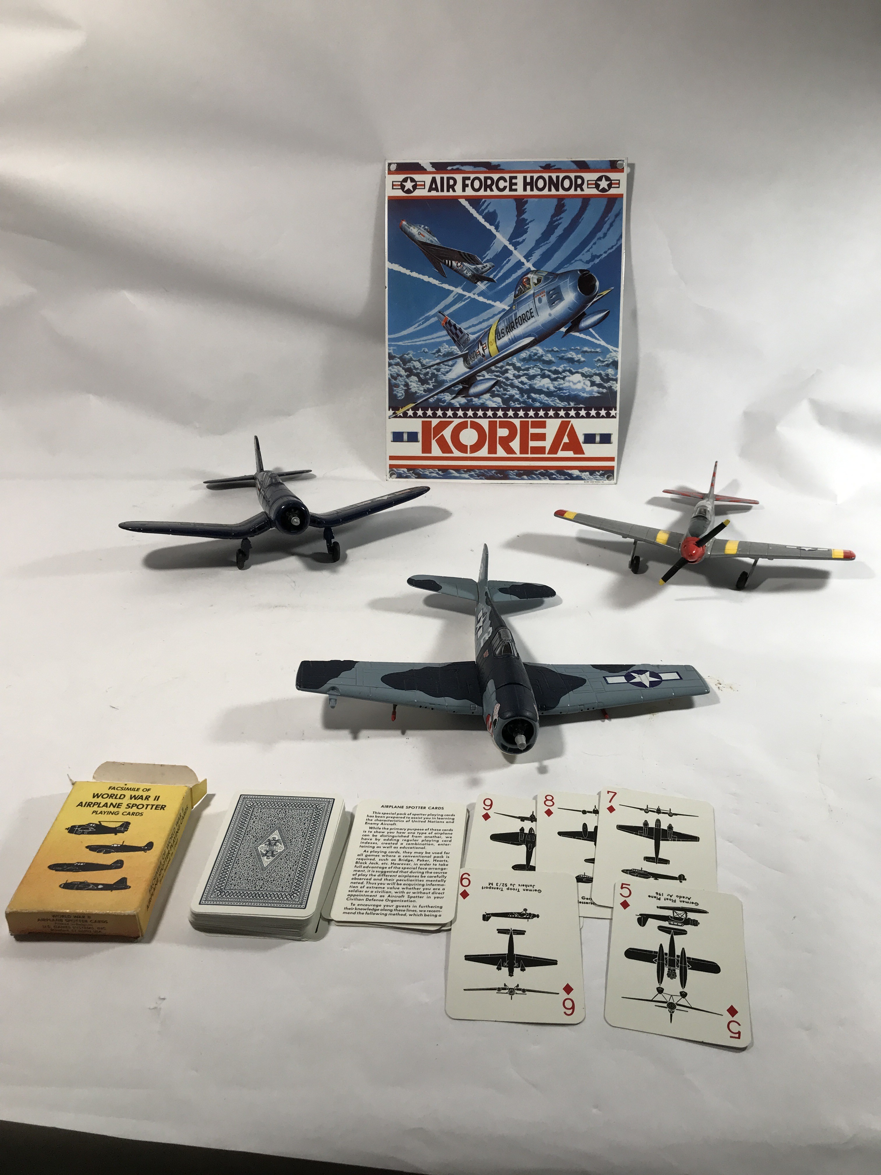 Metal War Planes from World War II