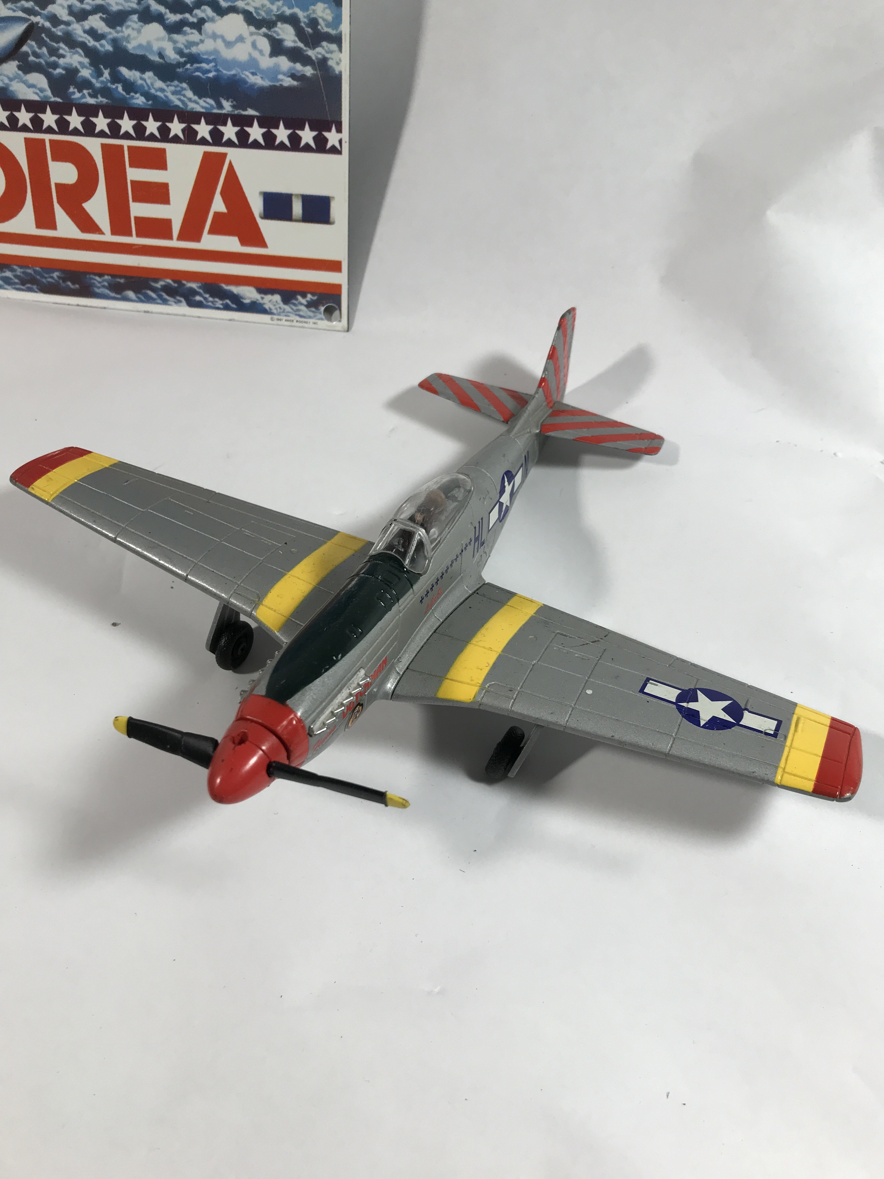 Metal War Planes from World War II