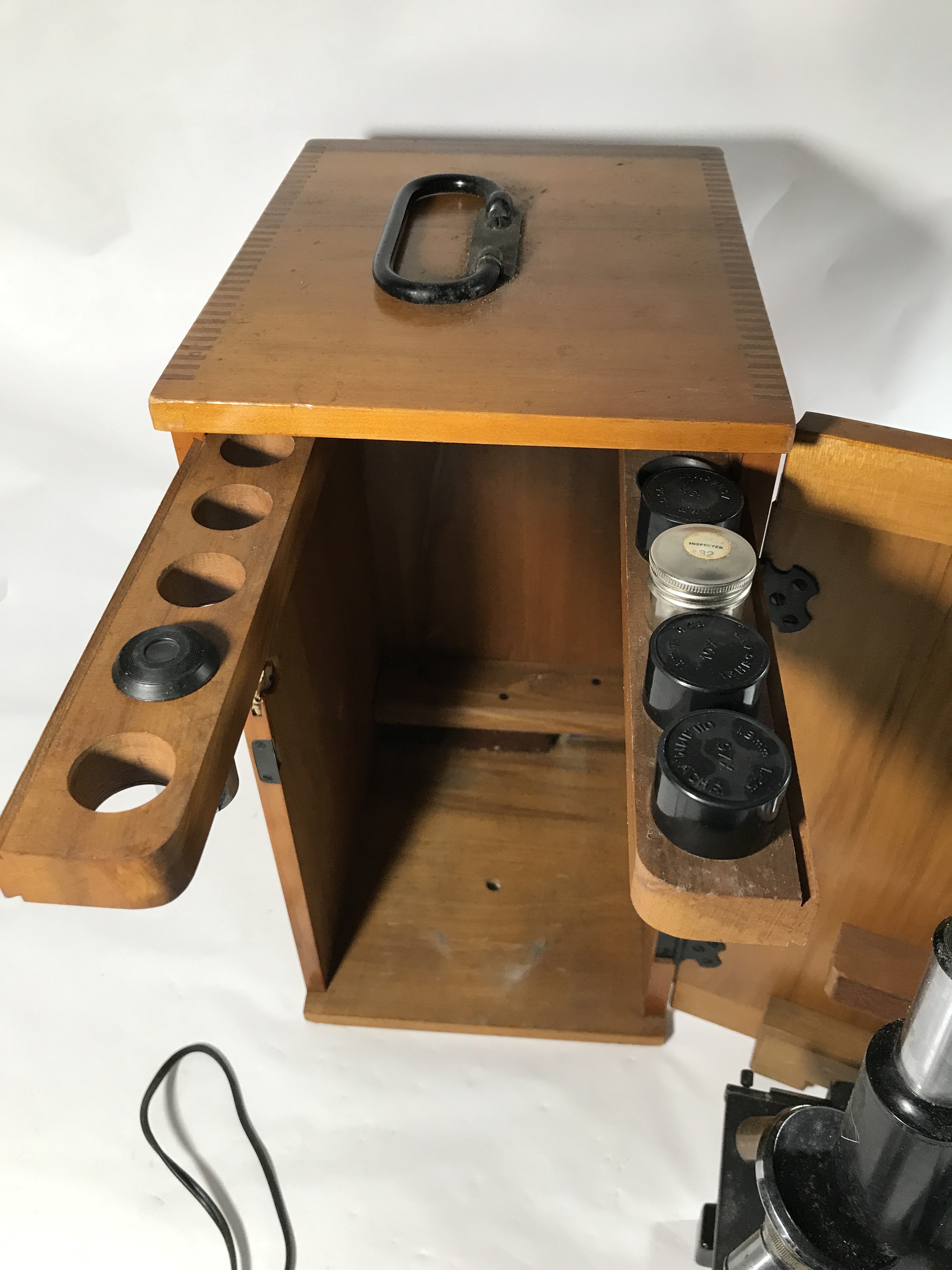 Vintage Spencer Buffalo Microscope Mid-Century