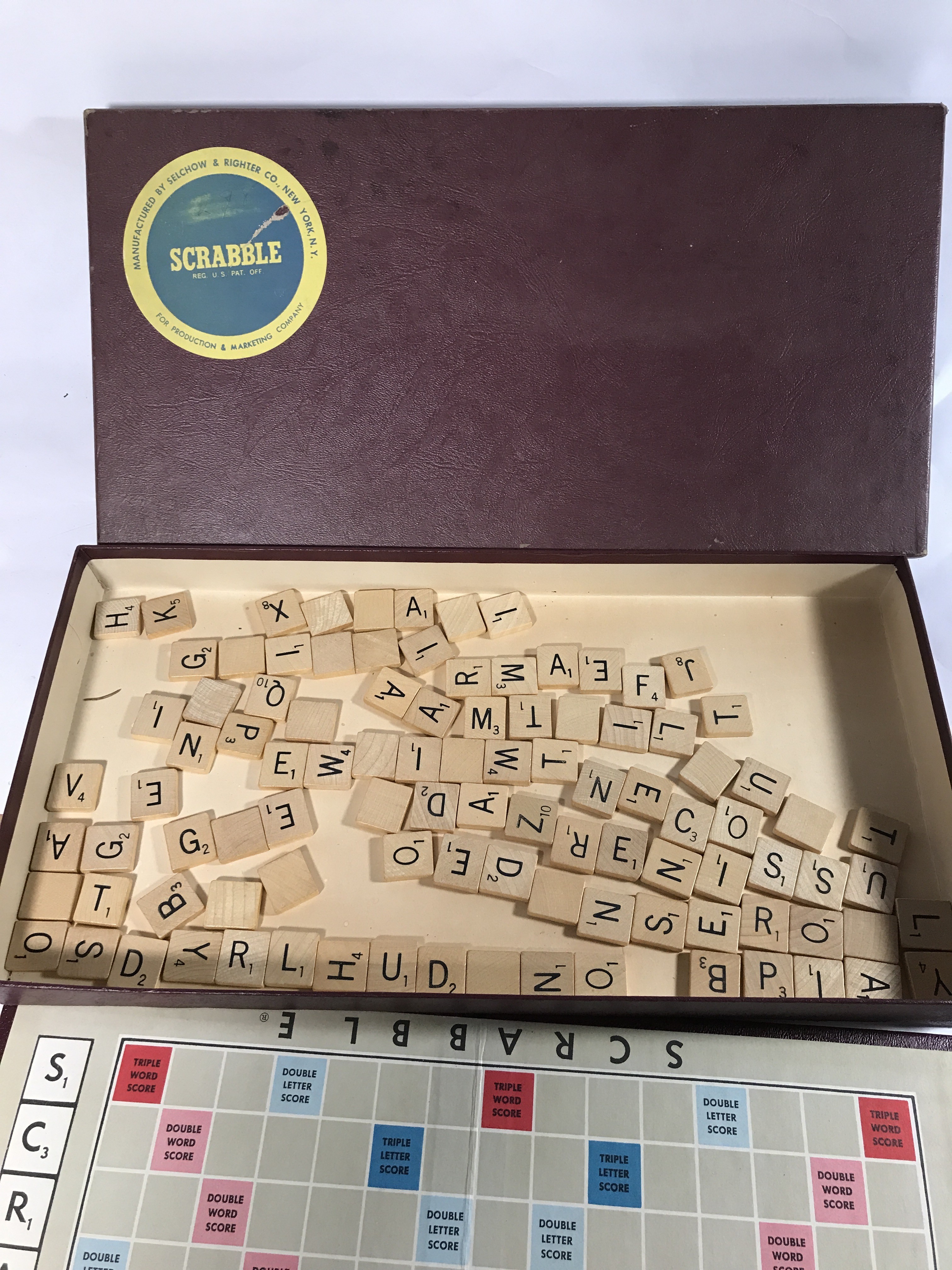 Vintage Scrabble Game