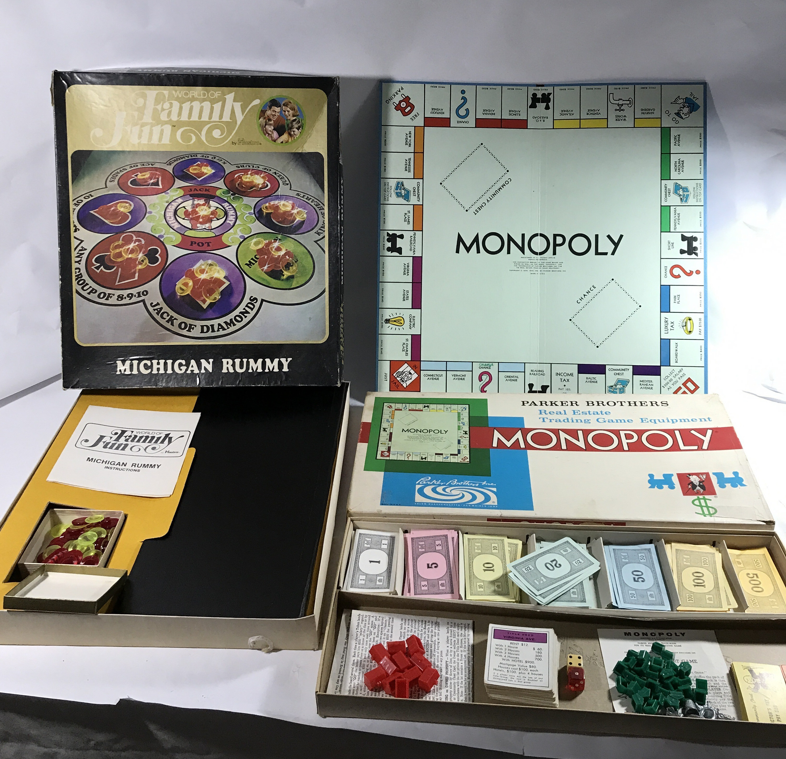 Fun Games: Michigan Rummy & Monopoly