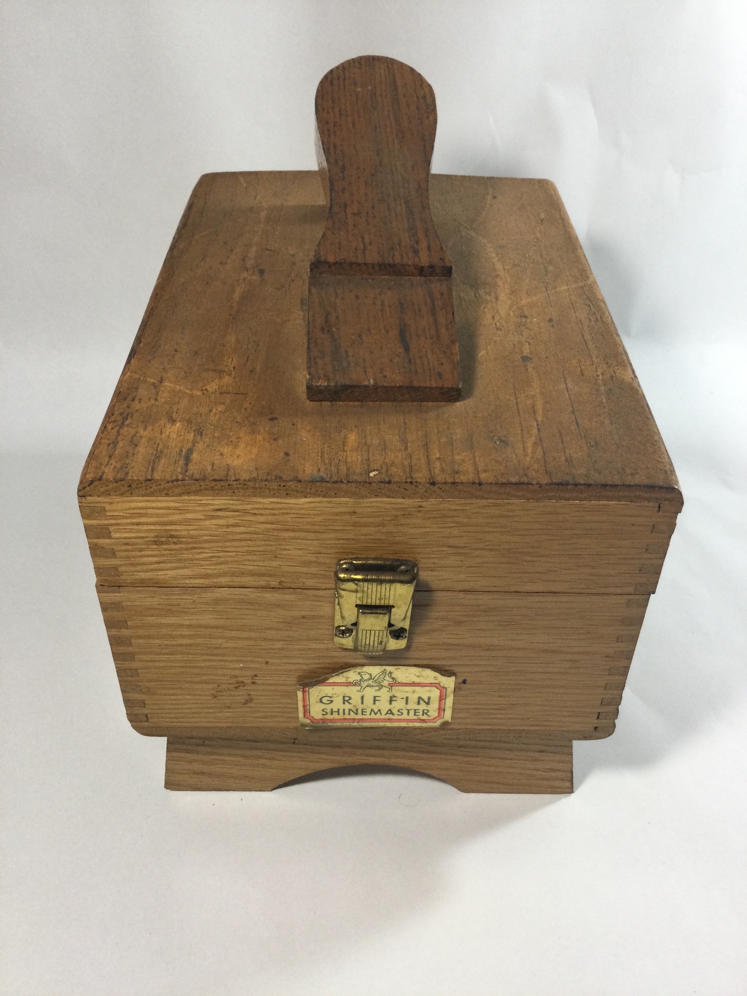Vintage Griffin Shine Master Shoe shine box