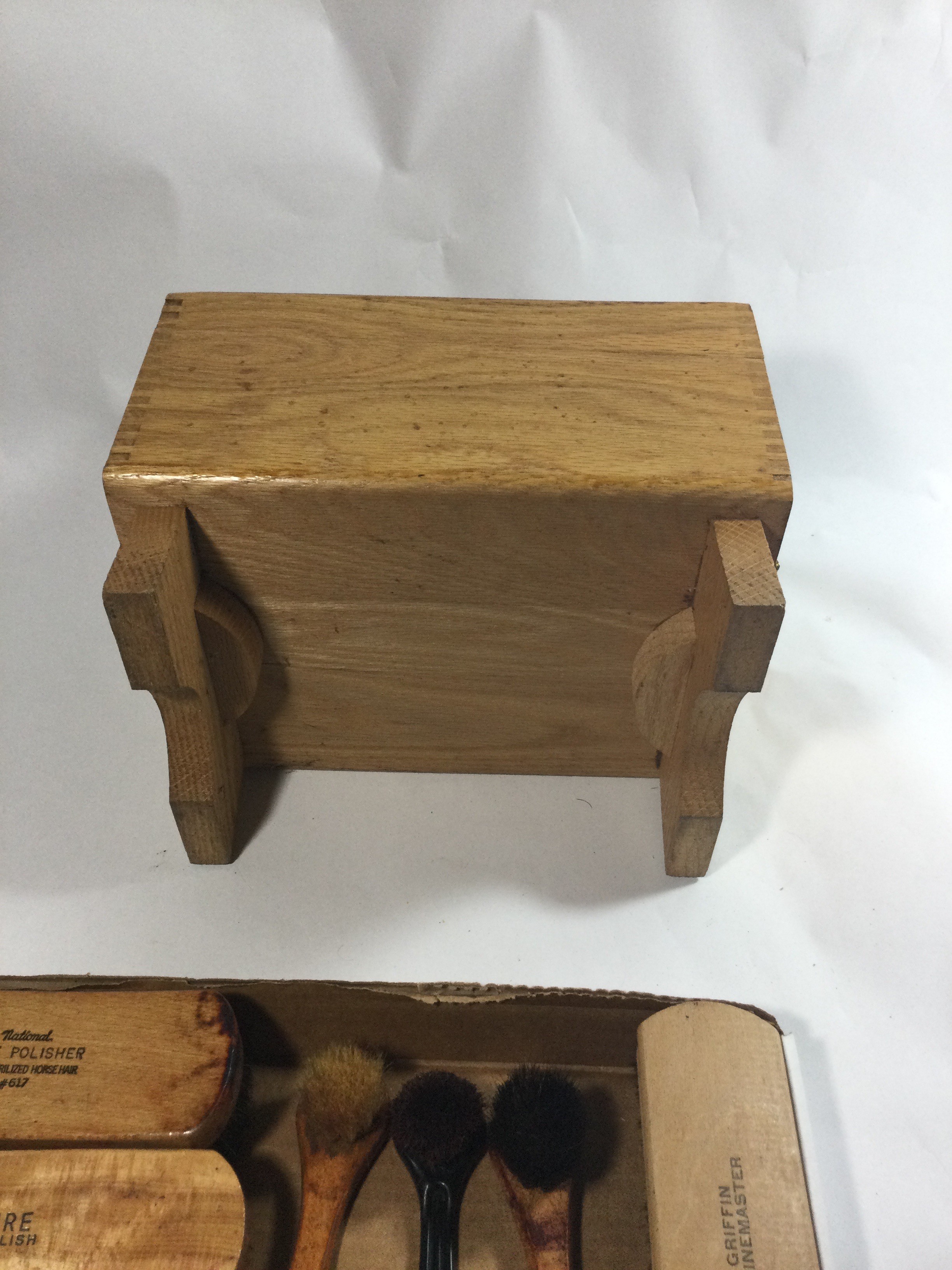 Vintage Griffin Shine Master Shoe shine box