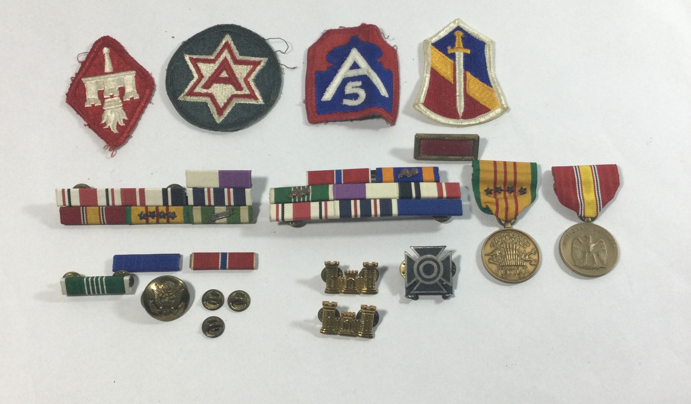 Collection of various US military memorabilia