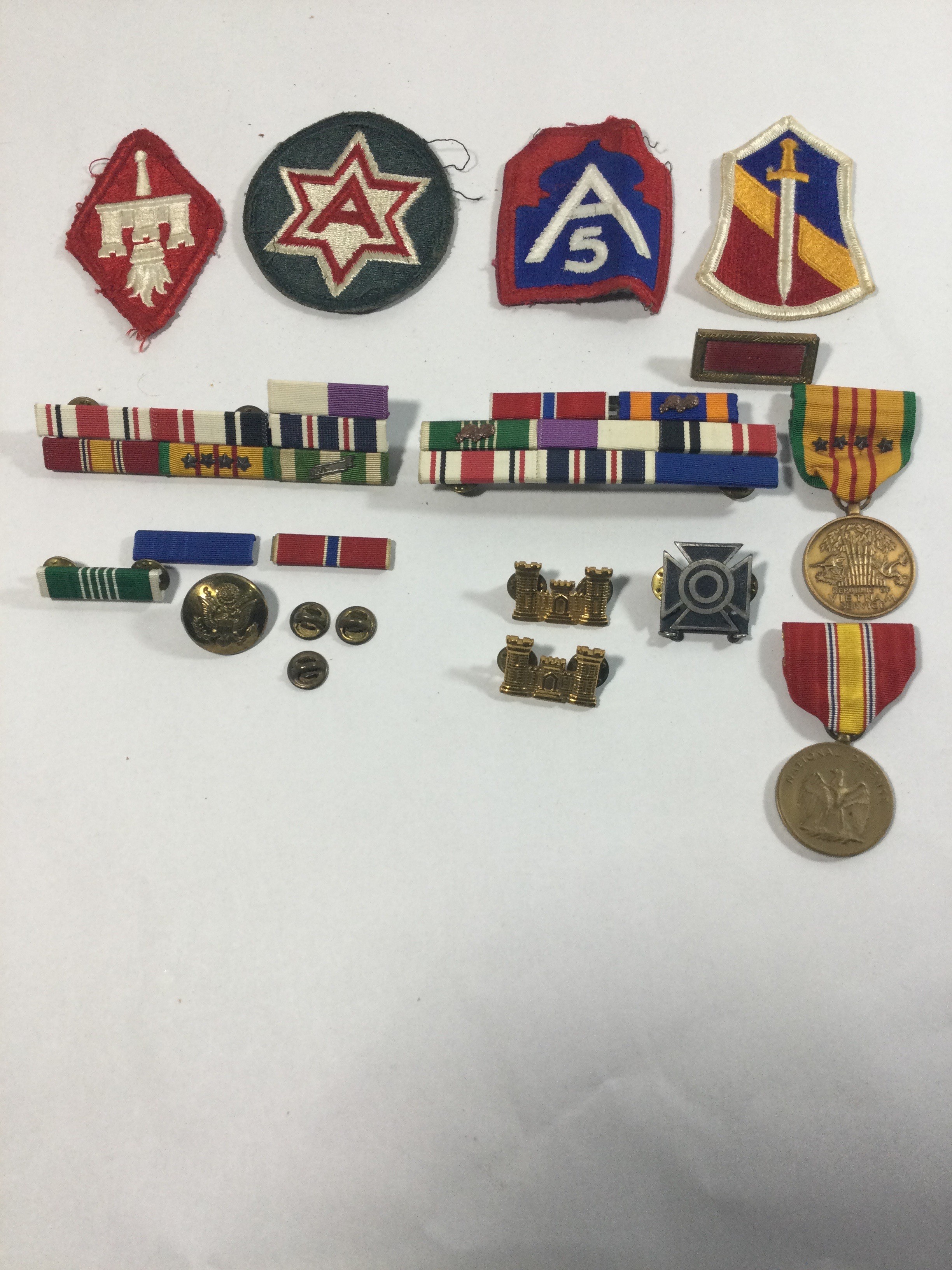 Collection of various US military memorabilia