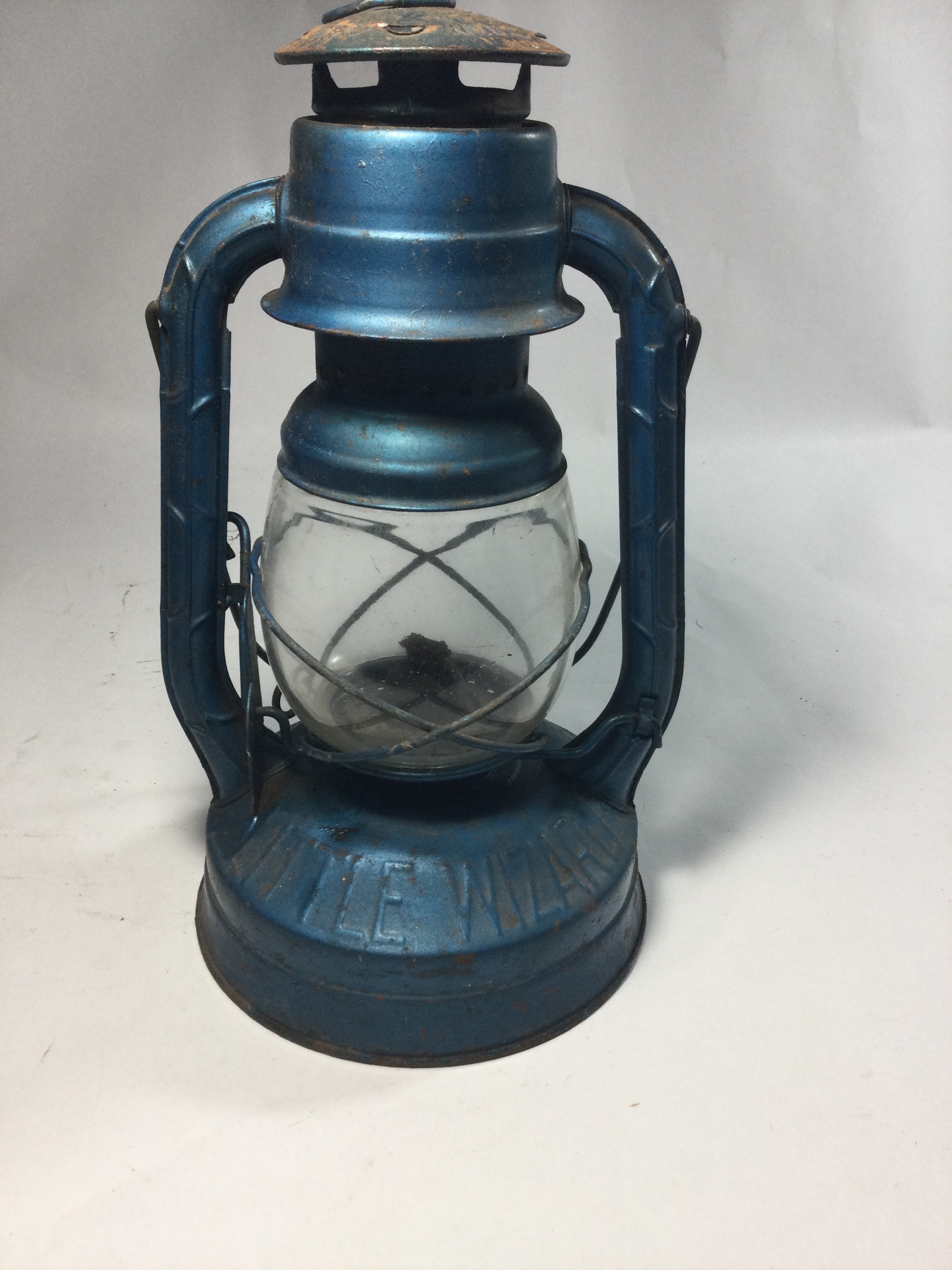 Vintage DIETZ Blue Kerosene Lantern