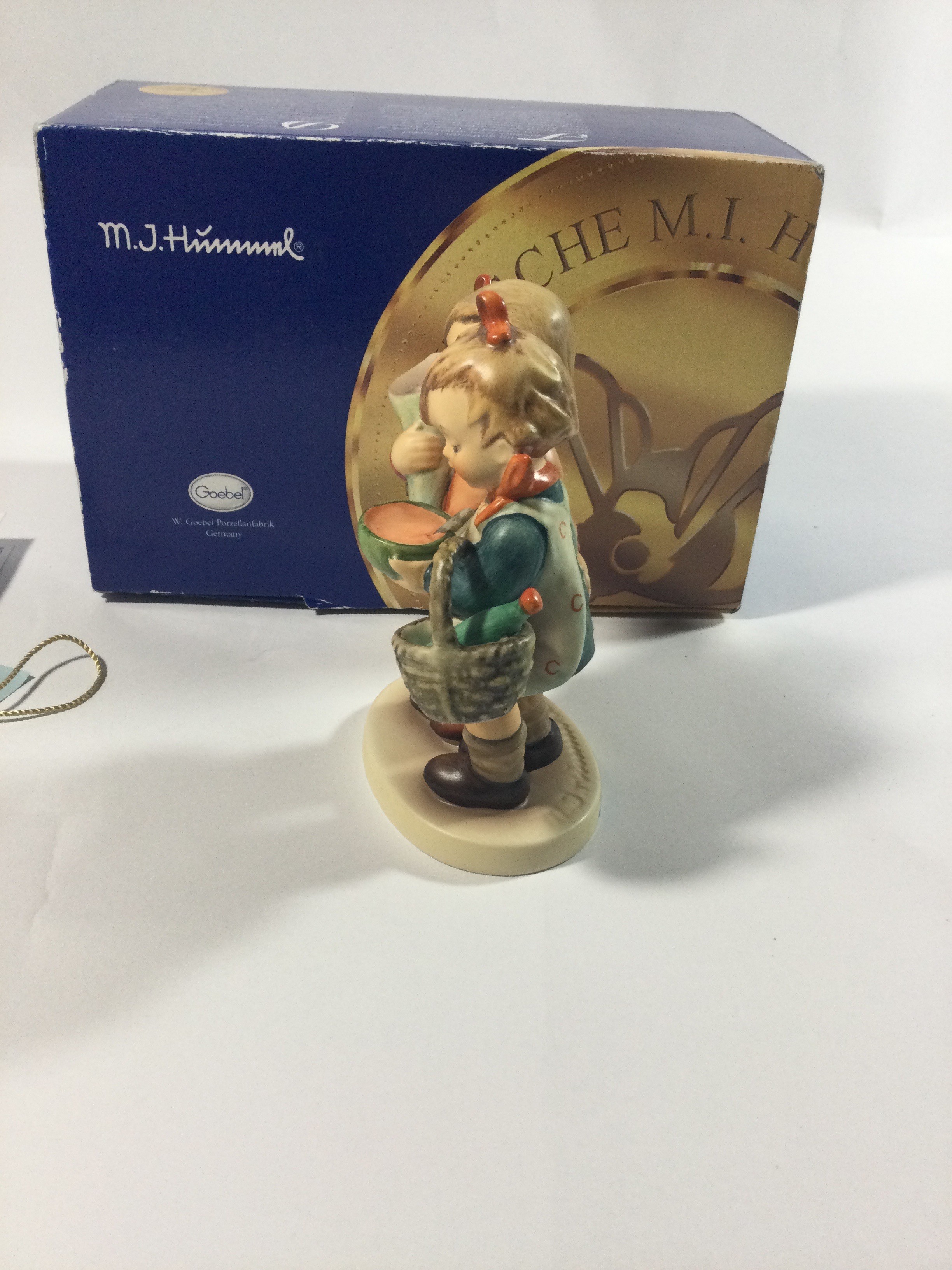 Vintage Goebel MI Hummel figurine Going to Grandma