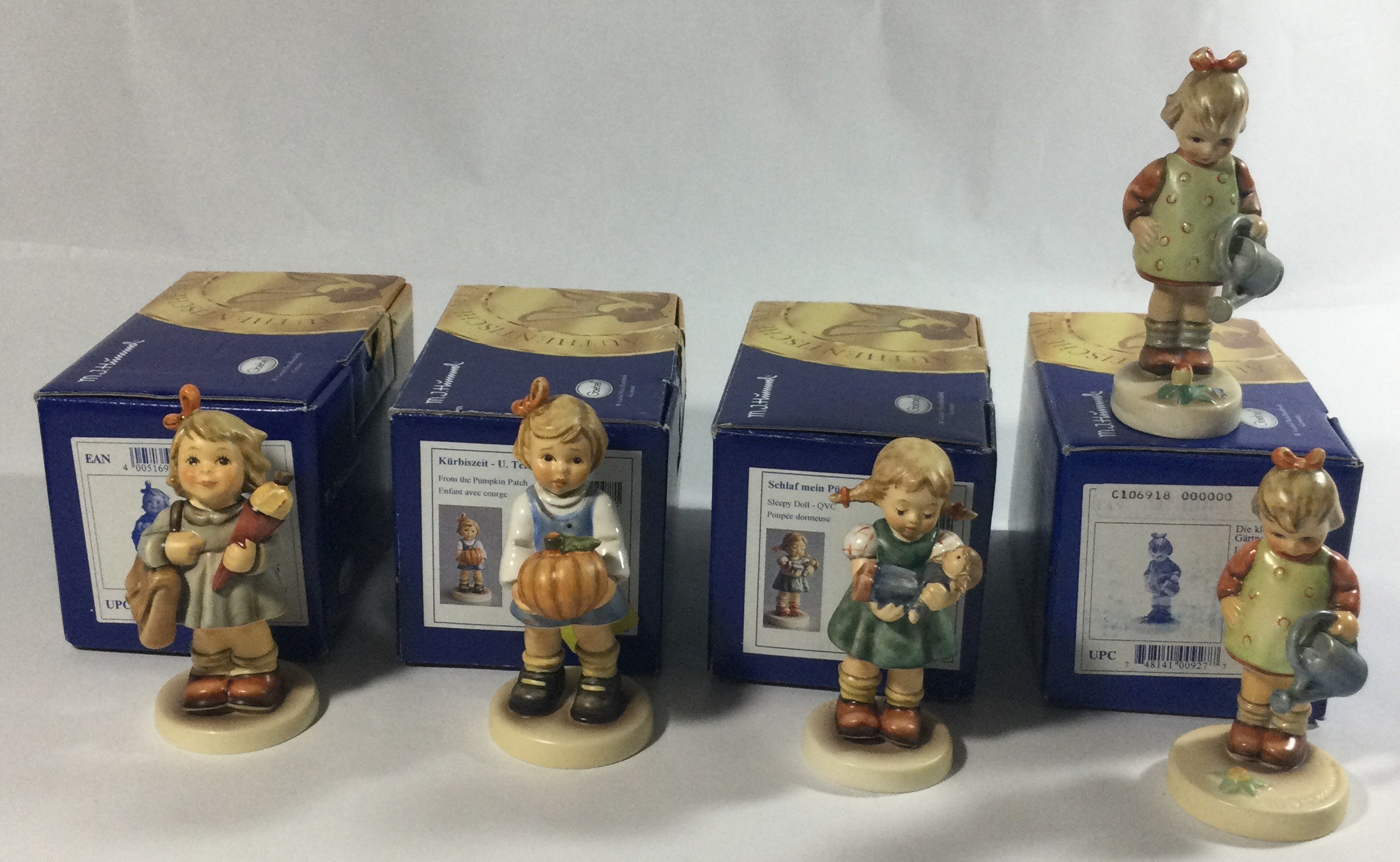 5 Hummel figurines : Teachers Pet, From Pumpkin