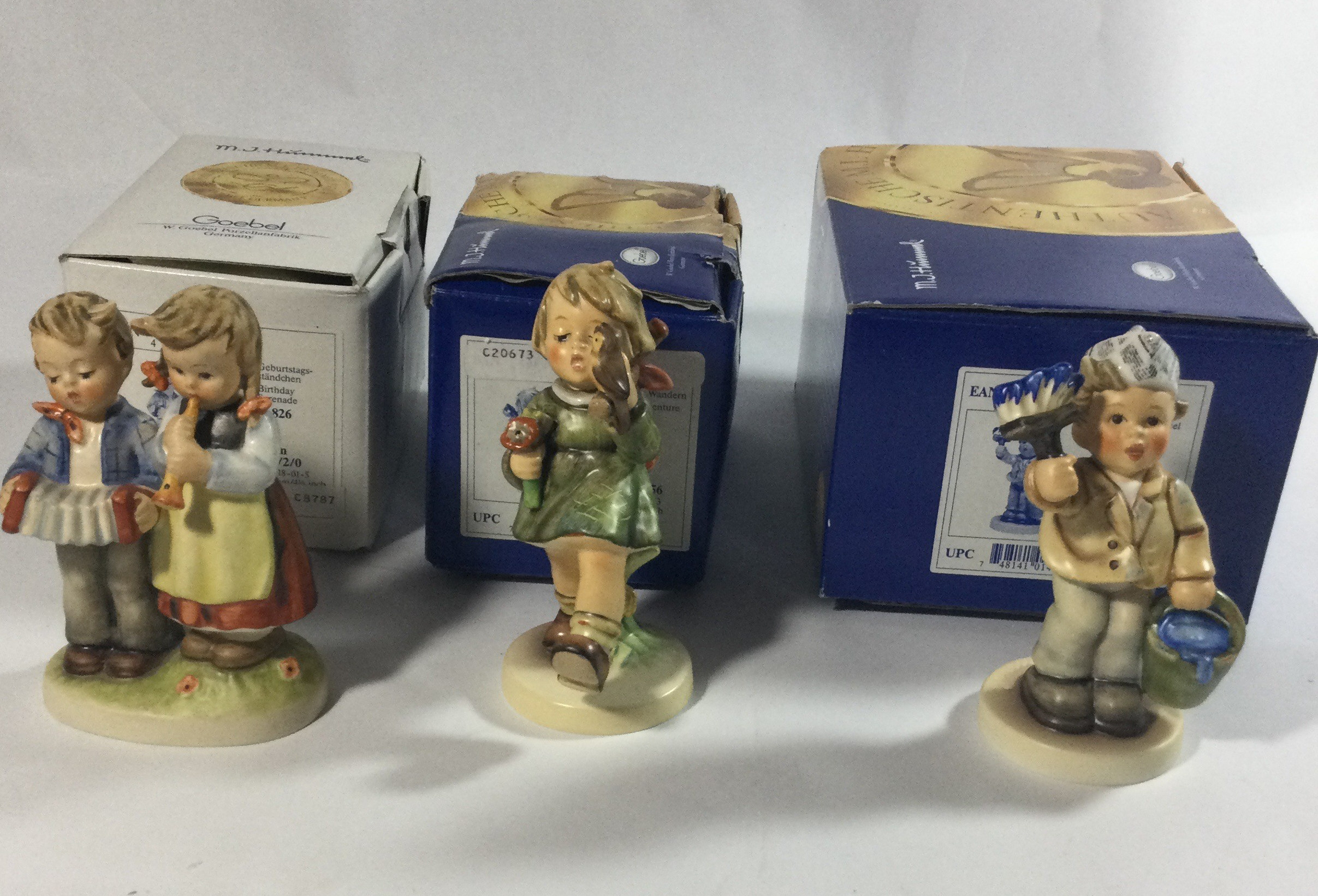 3 Hummels Figurines in original boxes