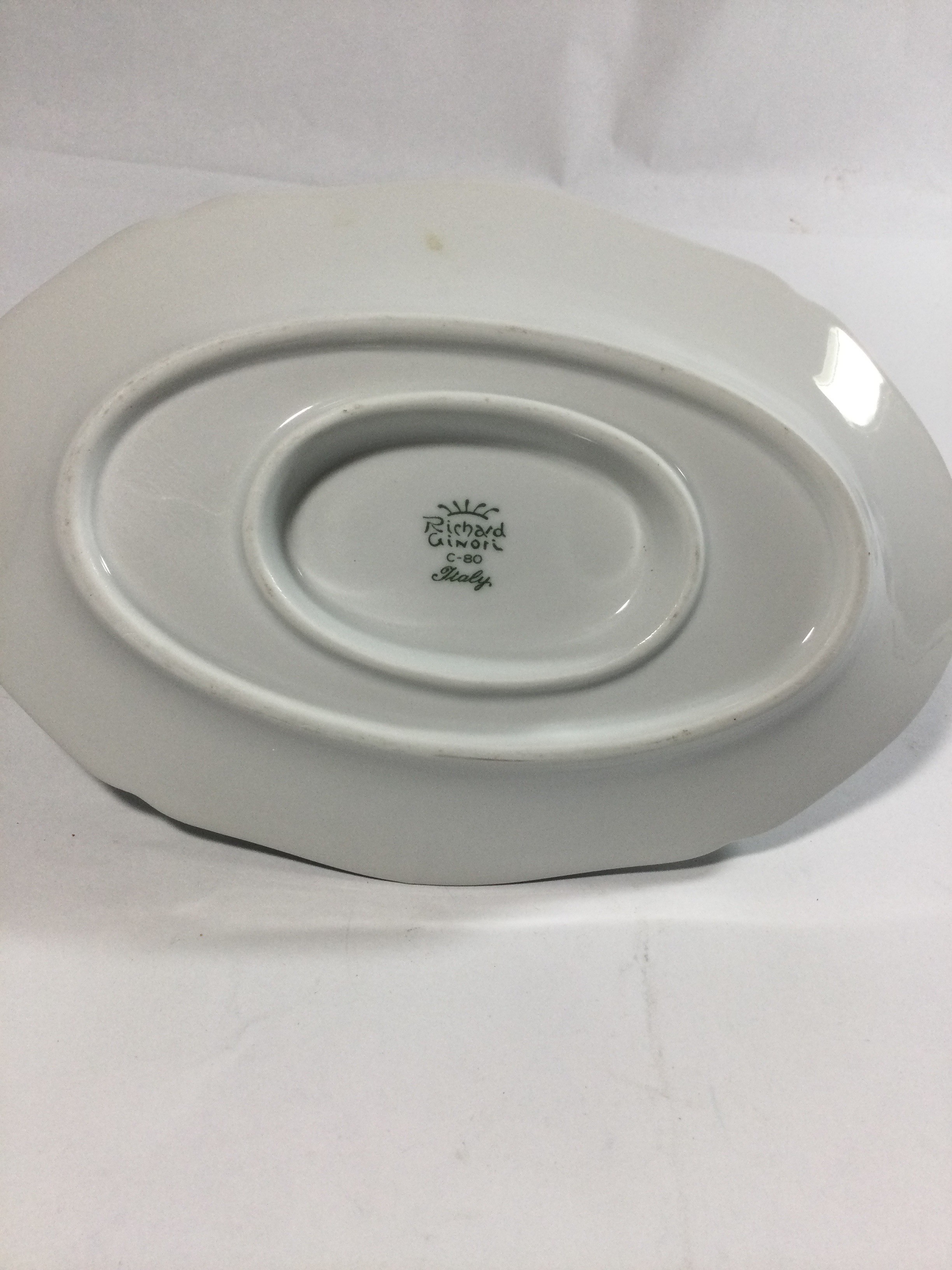 Richard GINORI Royal blue gravy boat with