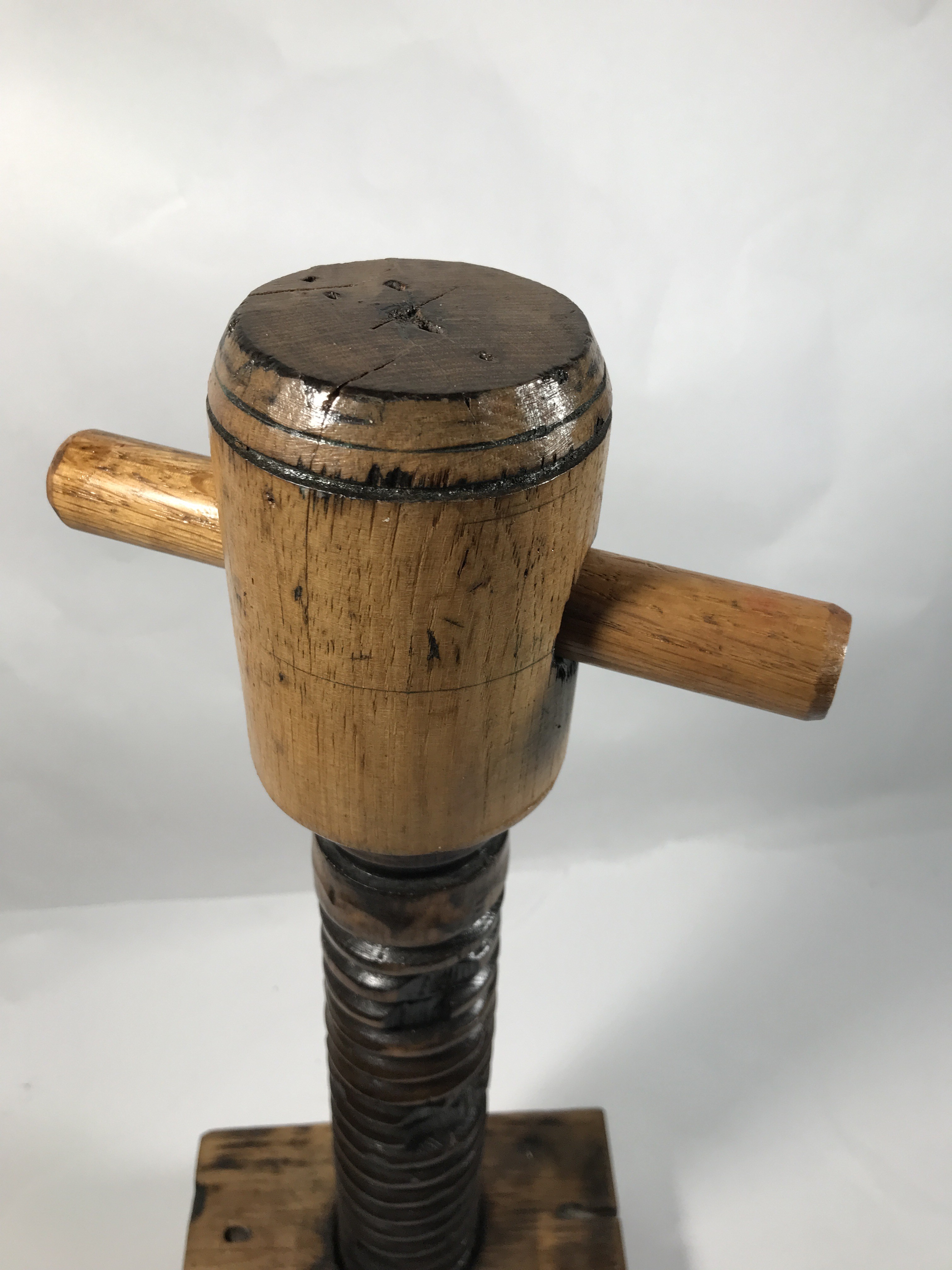 Wooden Wine Press Screw