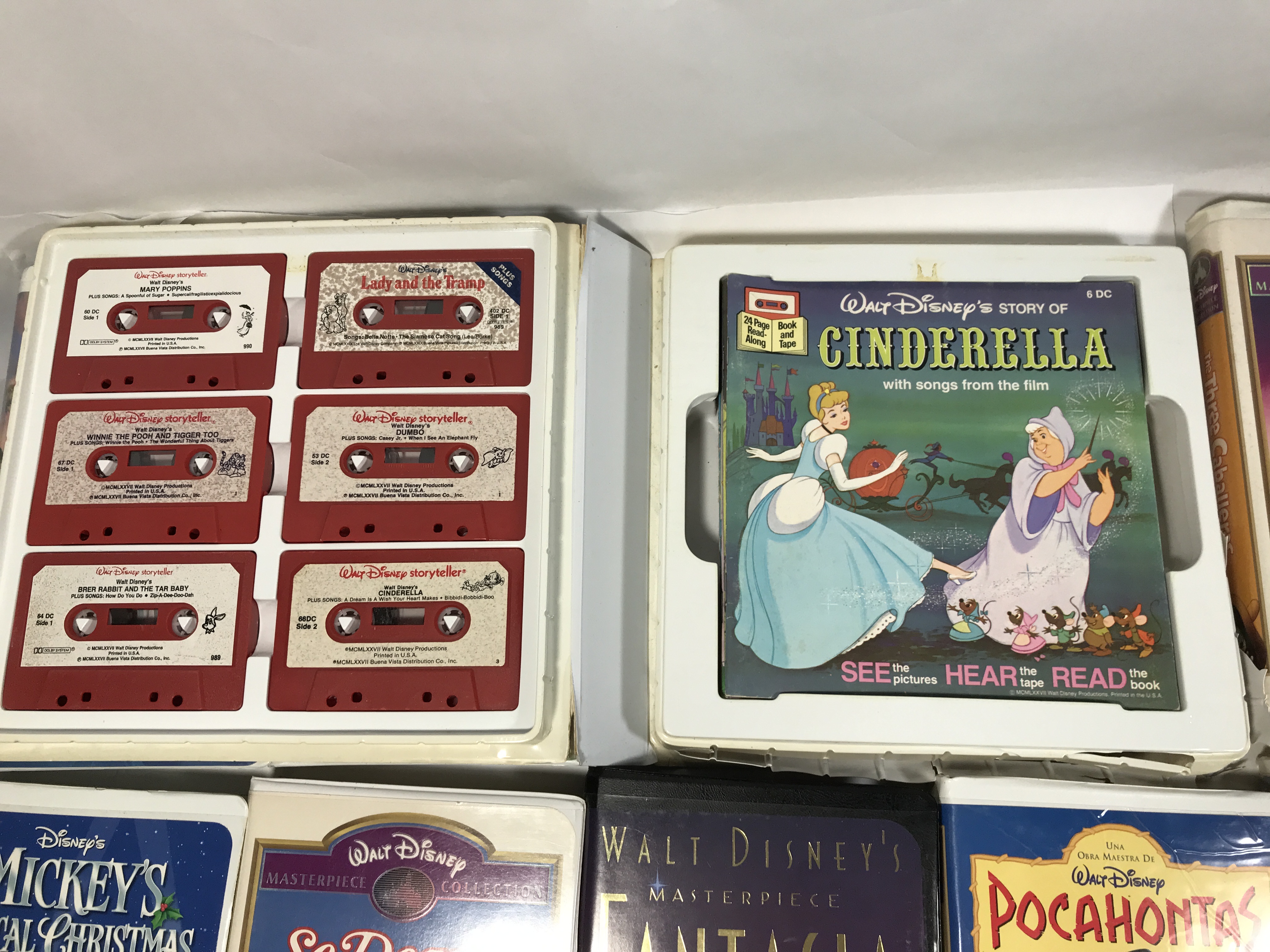Disney VHS & Books on Tape Collection