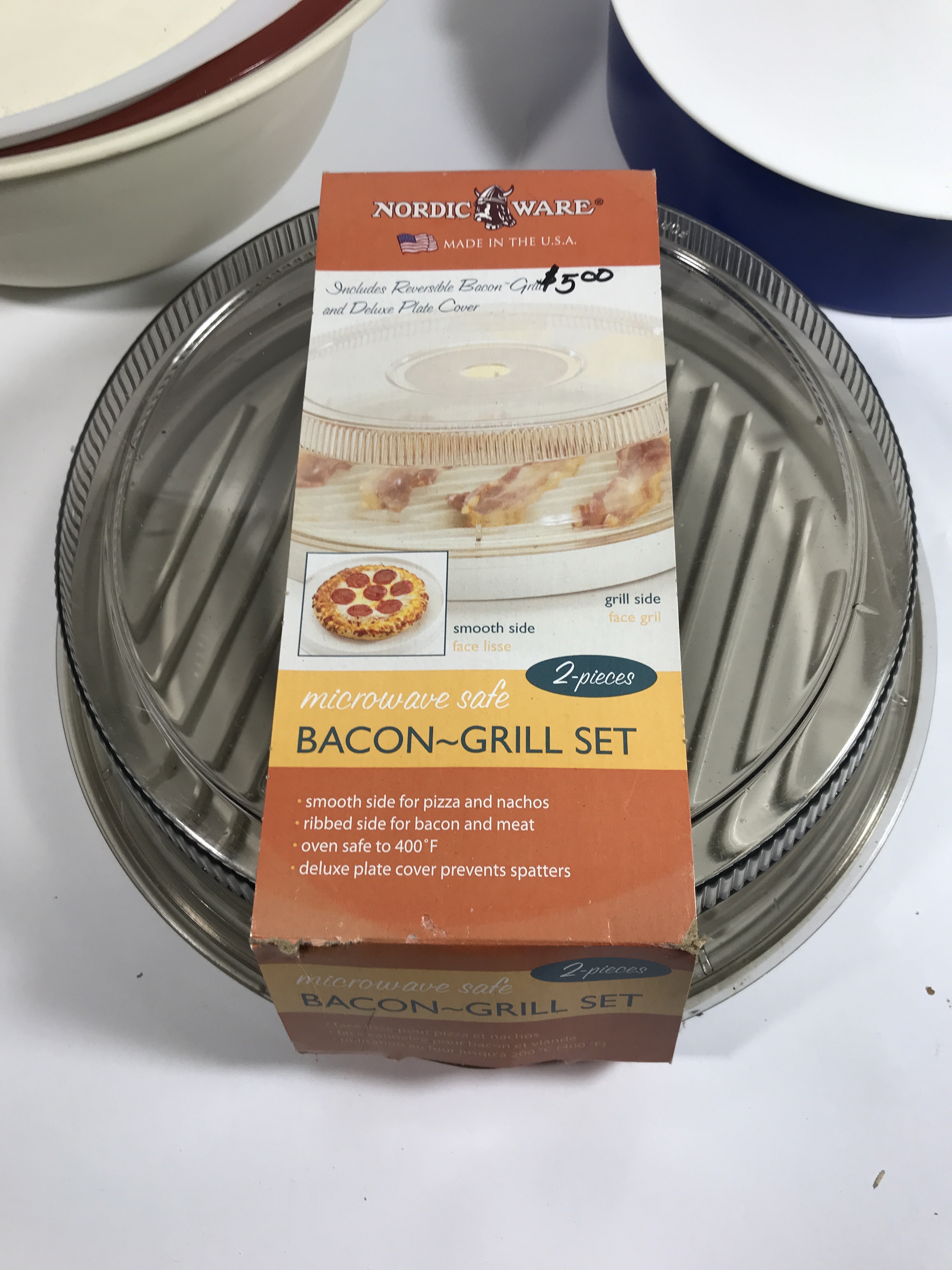 Cooking Collection NEw Bacon Grill Set