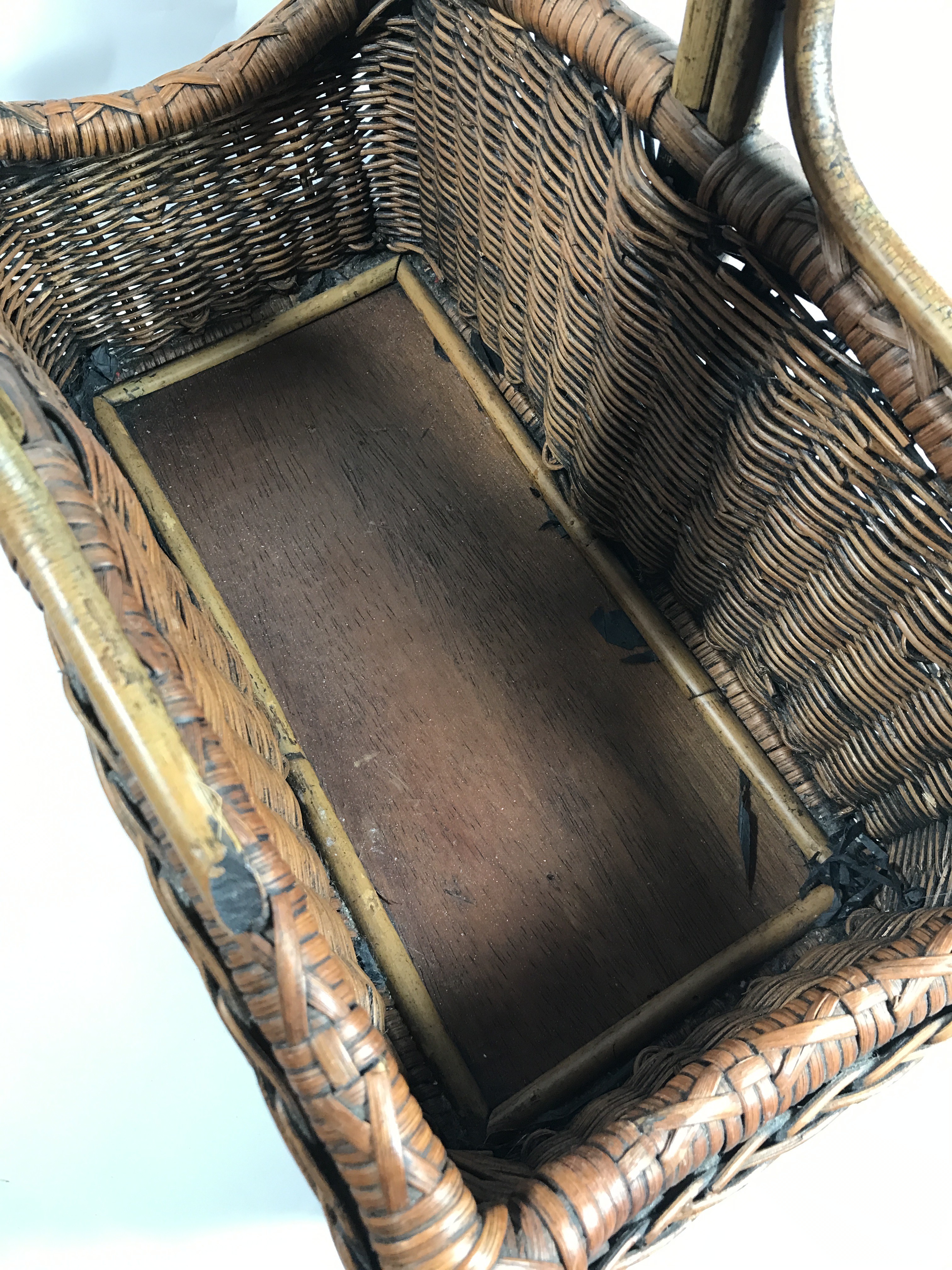 Wicker Magazine Stand