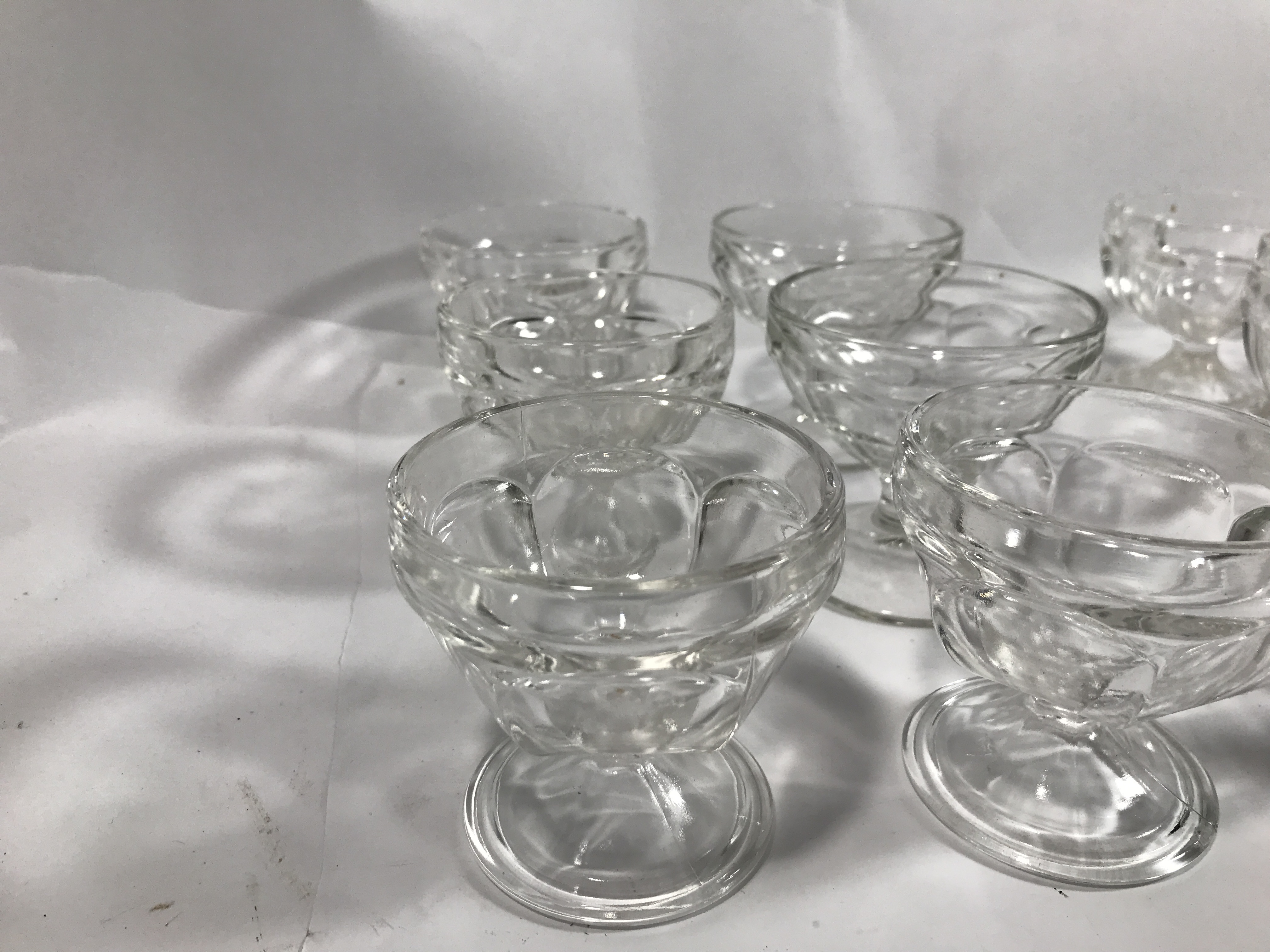 Fancy Glass Dessert Cups - 16 total