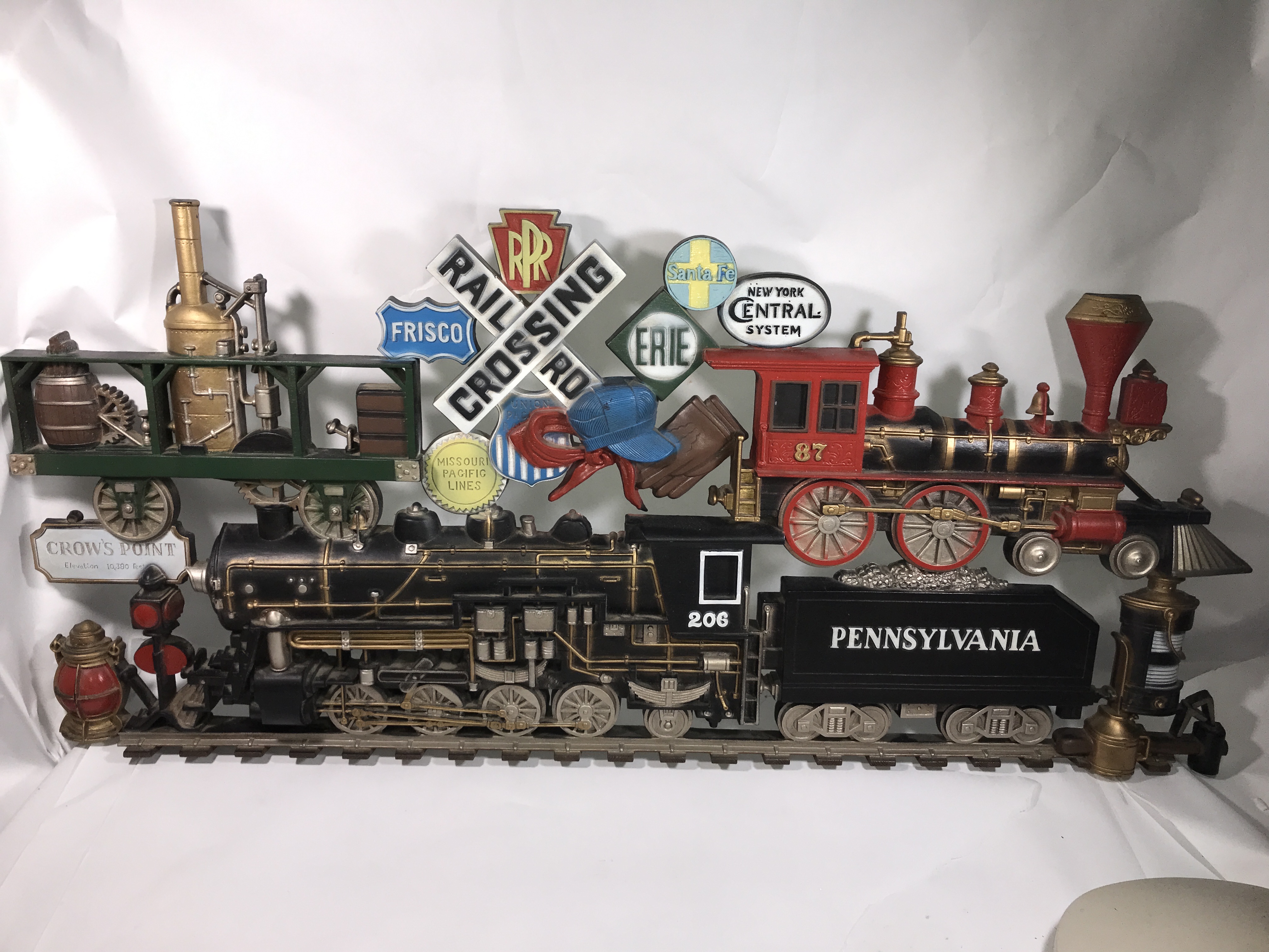 Railroad Wall Decor Sign Burwood Products