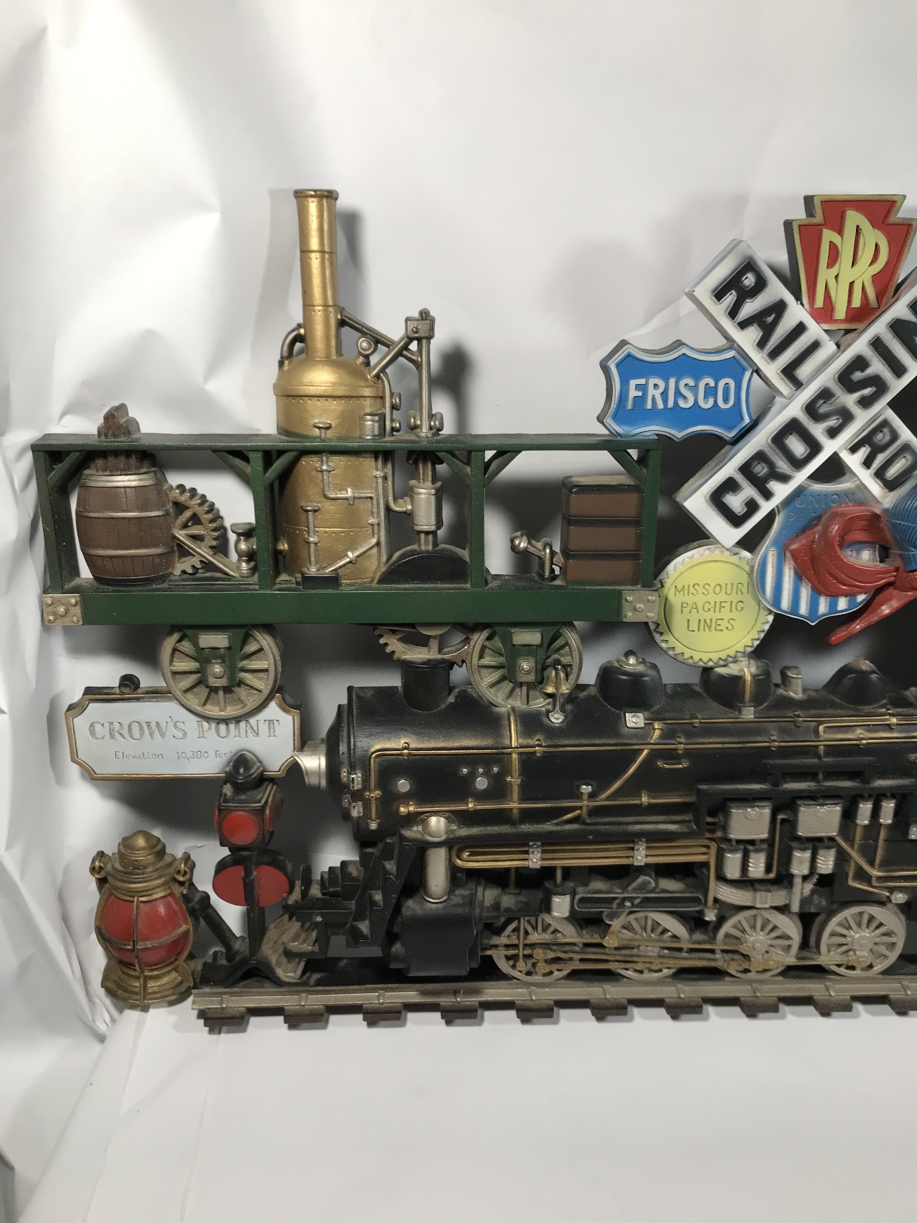 Railroad Wall Decor Sign Burwood Products