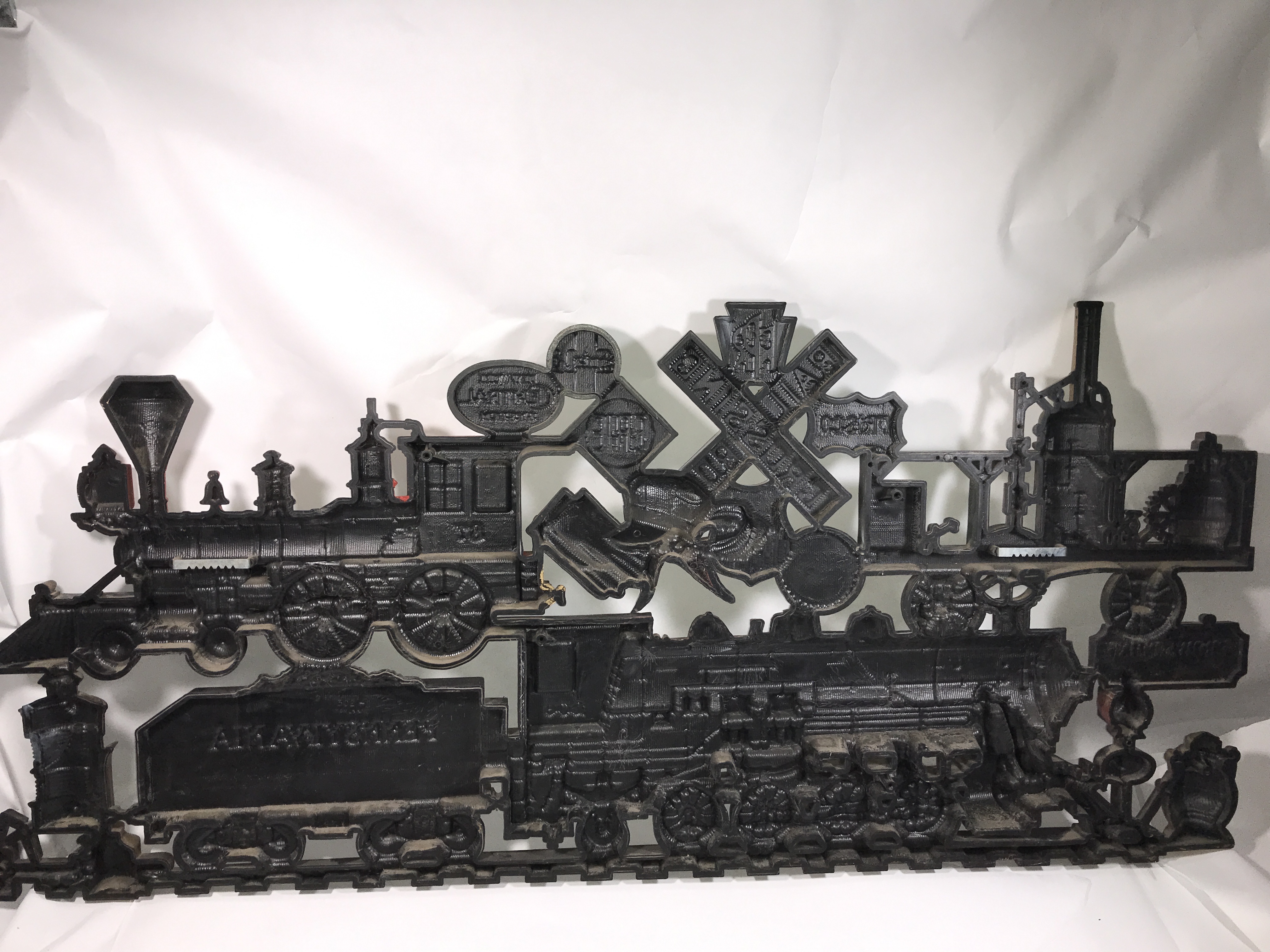Railroad Wall Decor Sign Burwood Products