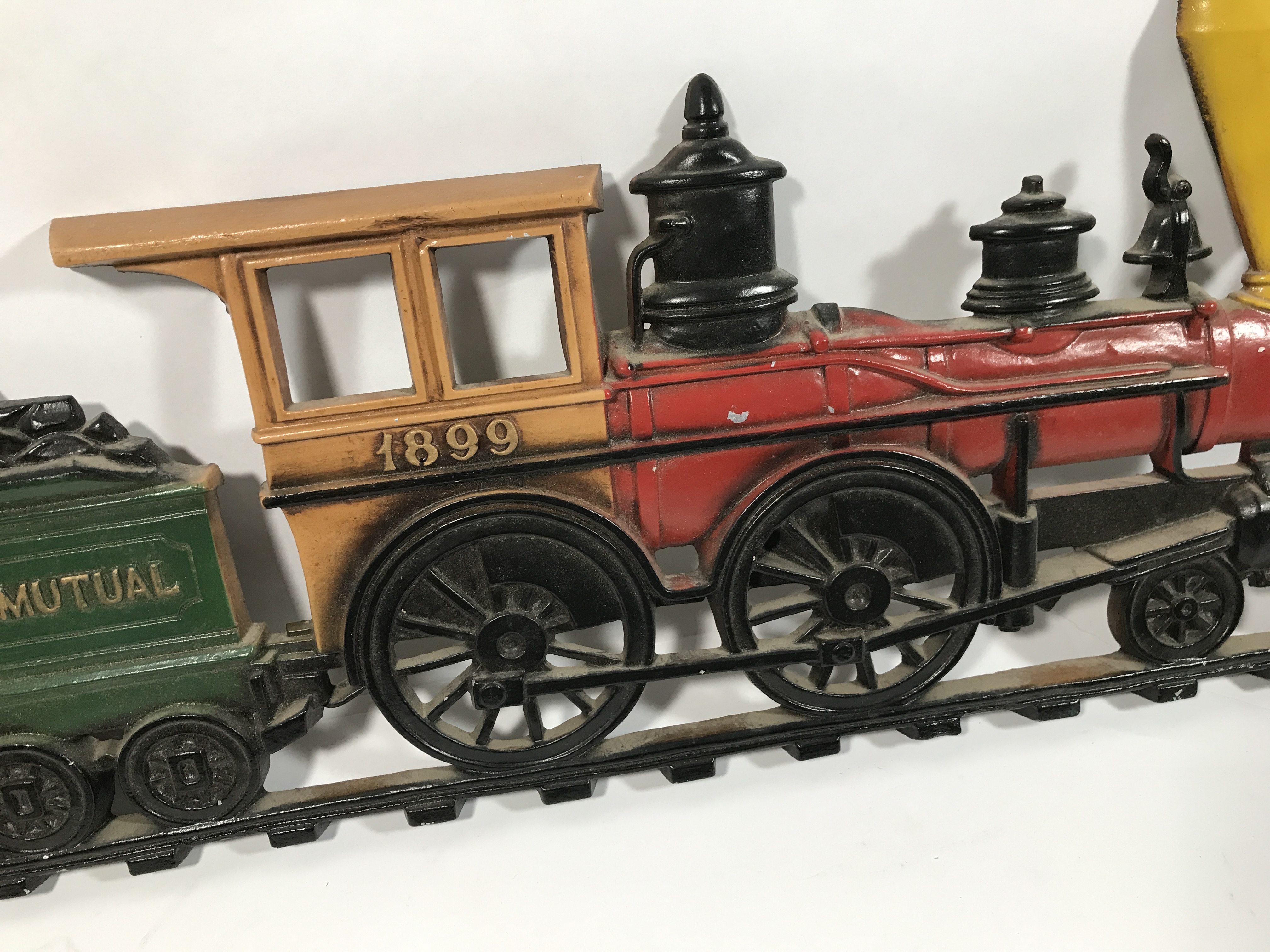 Vintage Cast Aluminum Railroad Wall Plaque