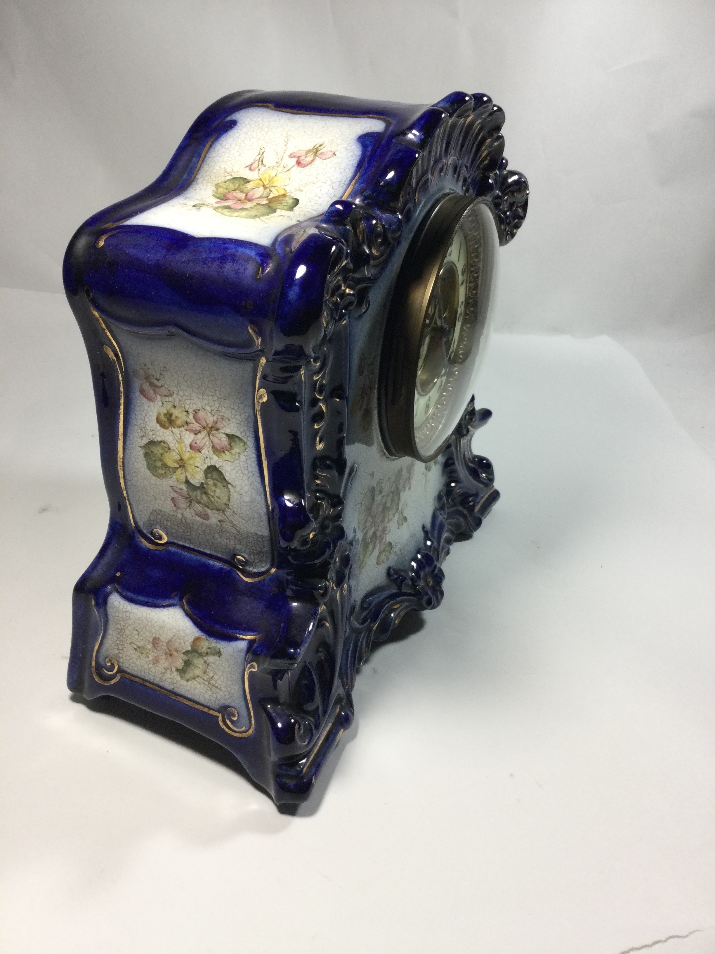 William Gilbert Clock Co Victorian-style Porcelain