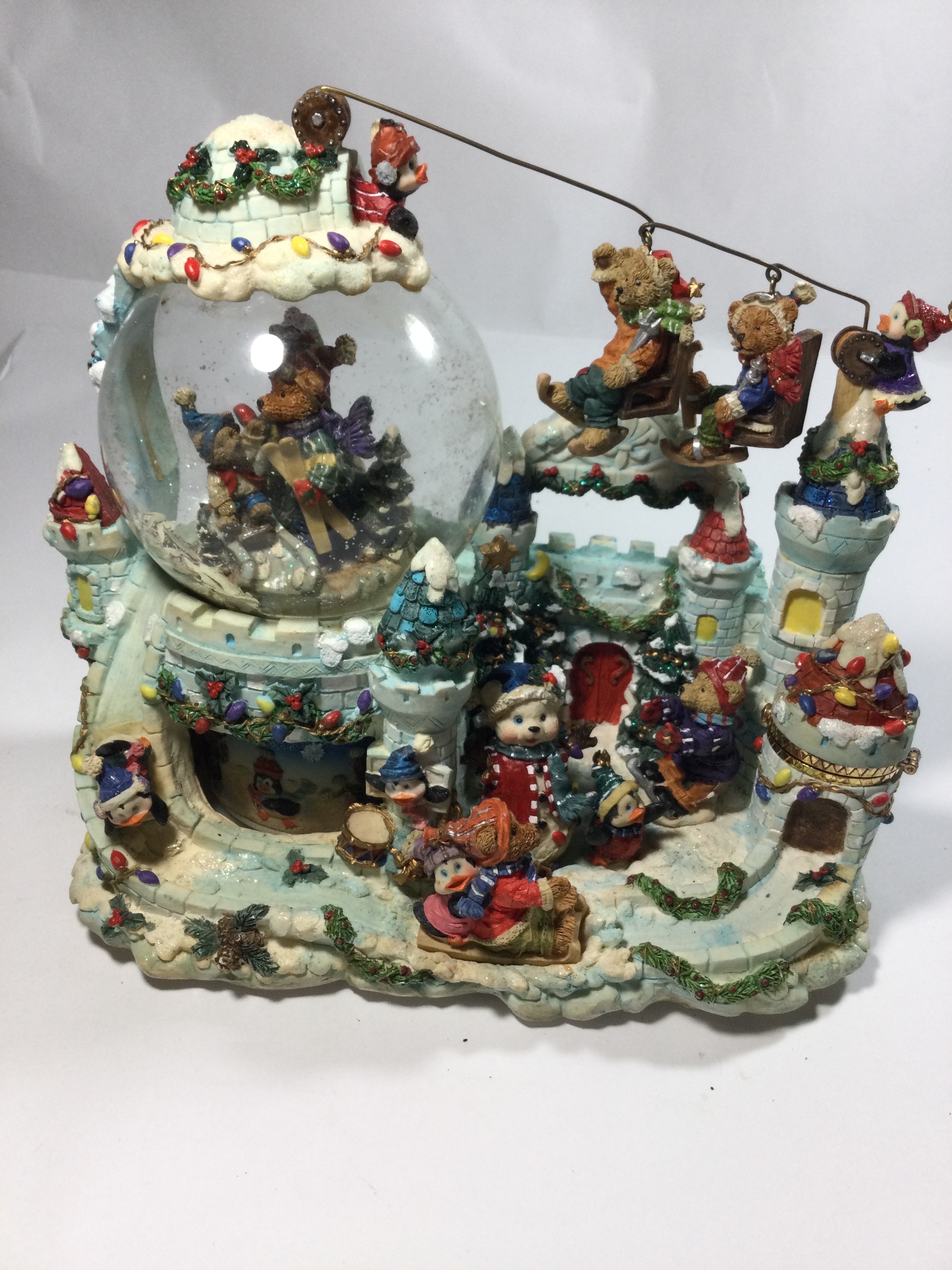 Brandur Noel musical water globe trinket box from