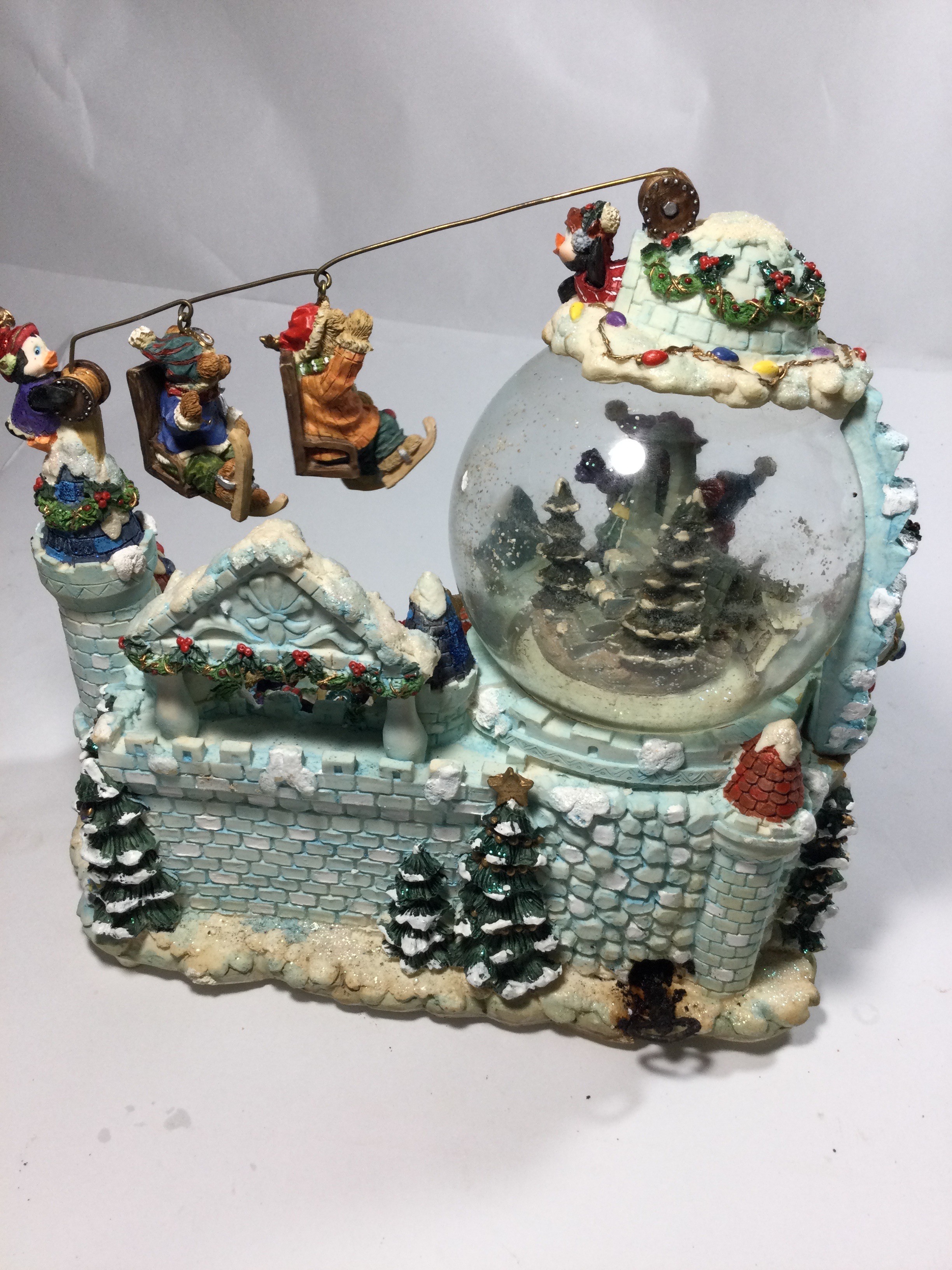 Brandur Noel musical water globe trinket box from
