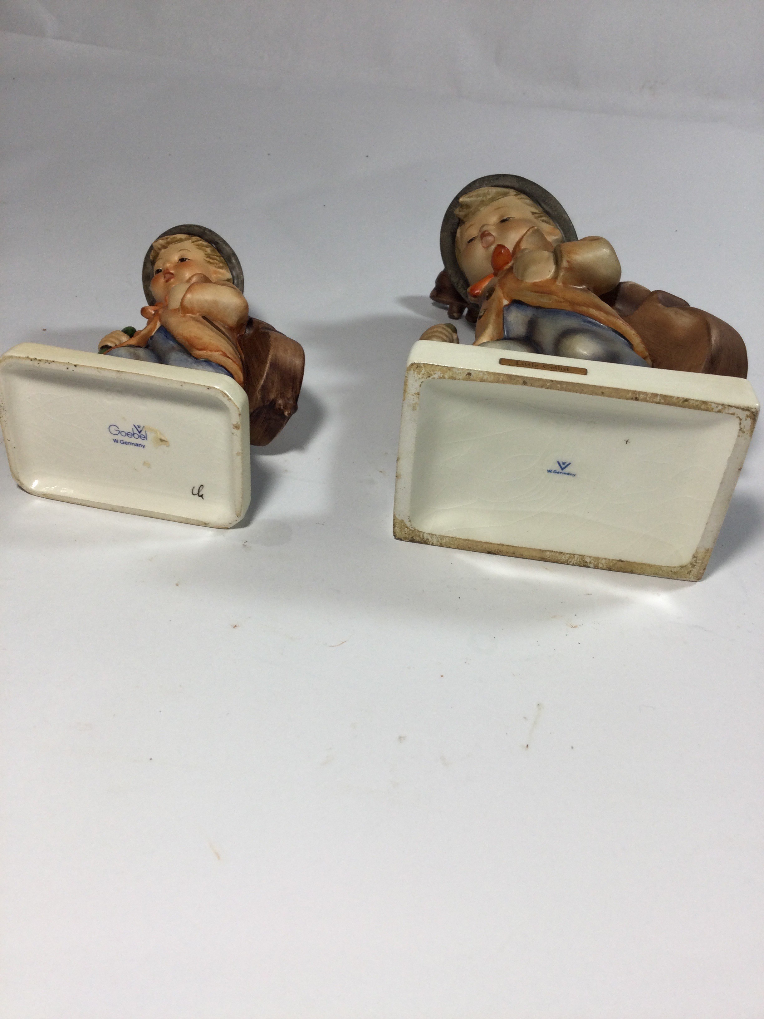 2 Hummel collectible figurines Little Cellist