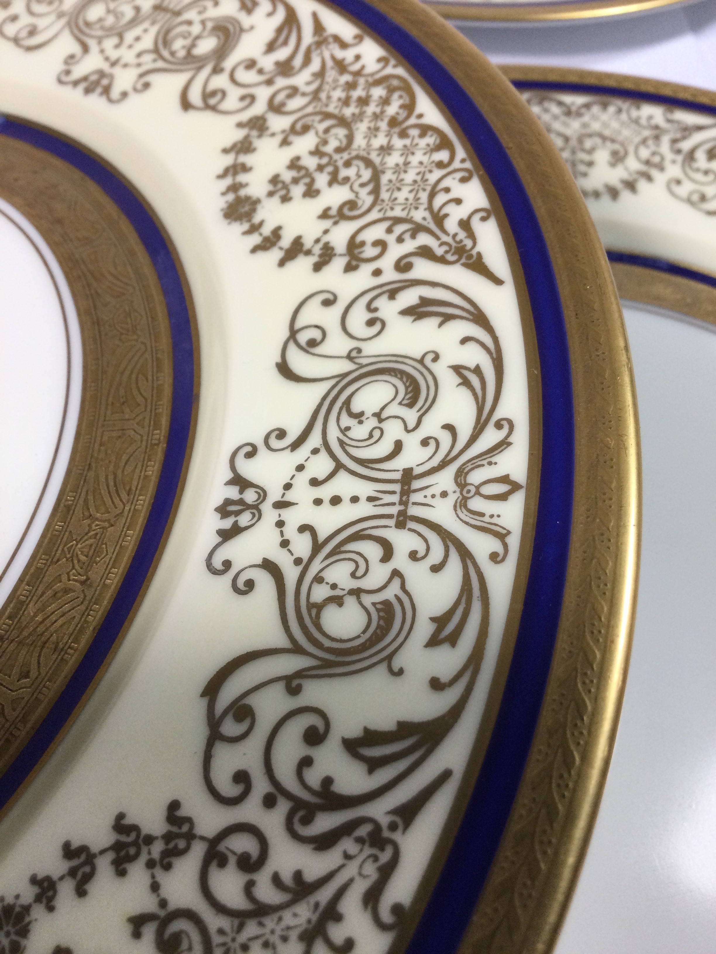 12 Vintage Bohemia Porcelain Plates