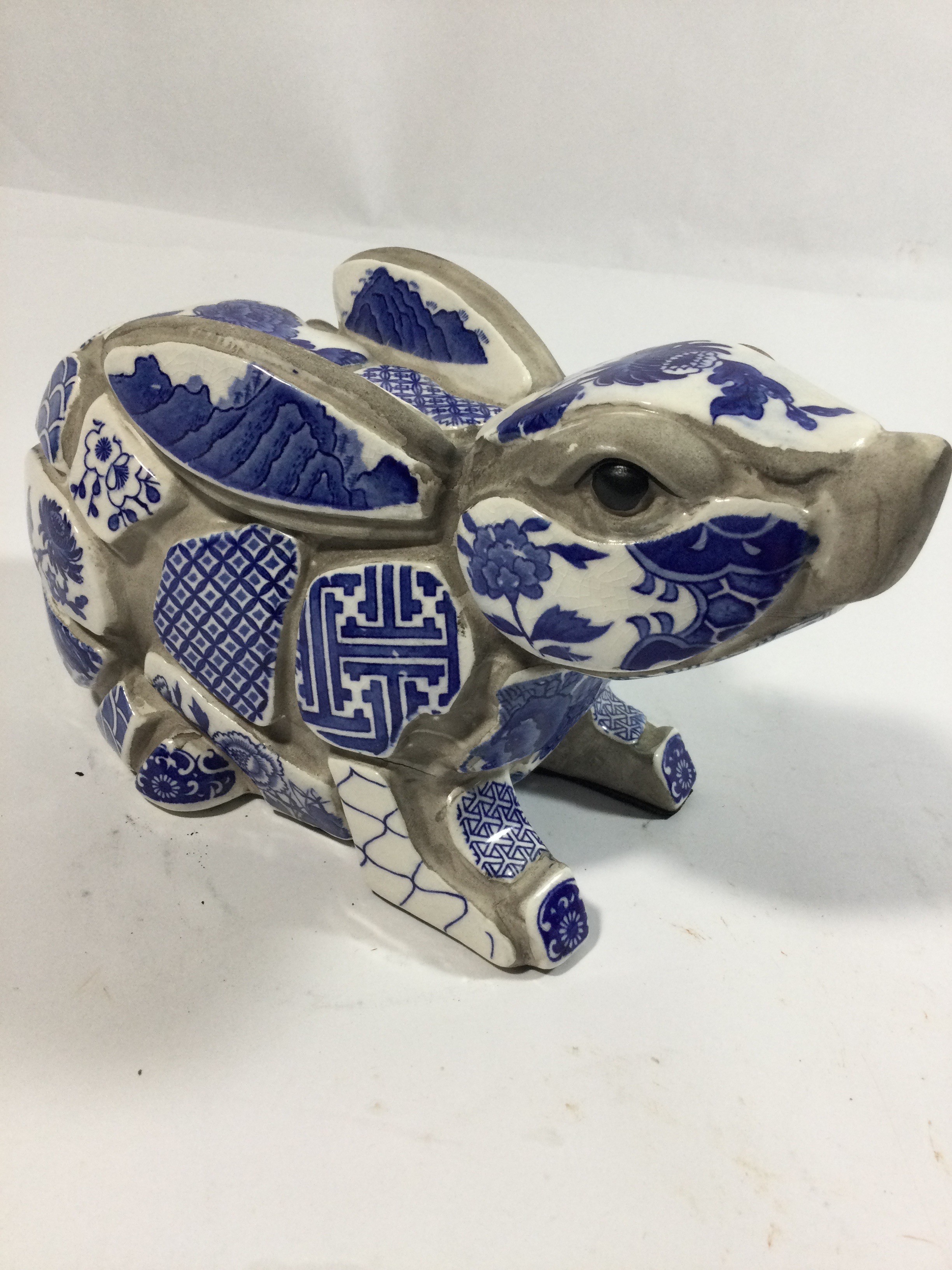 Vintage 1980 Nancy Lopez Pottery Rabbit Figurine