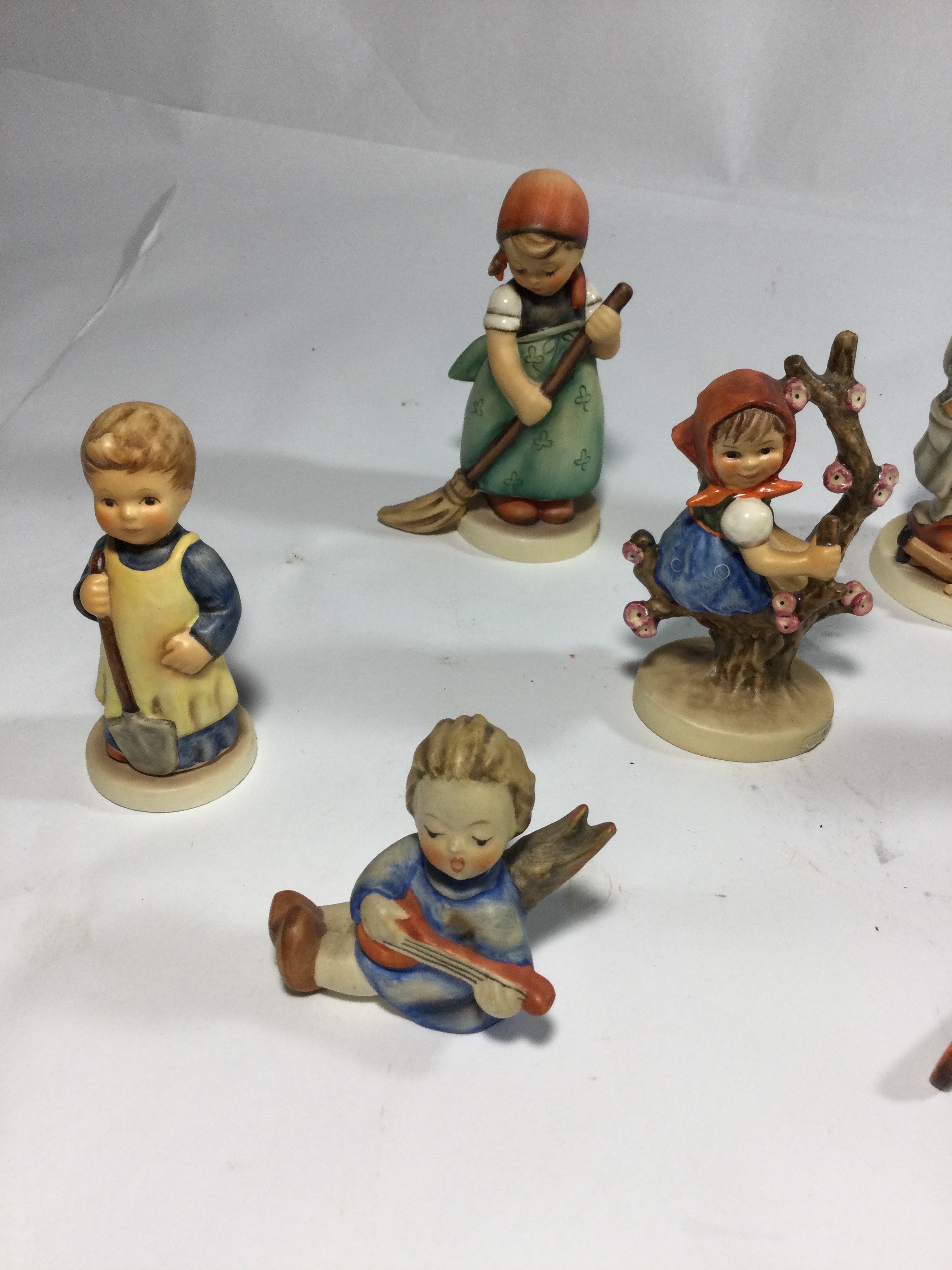 10 collectible Hummel figurines