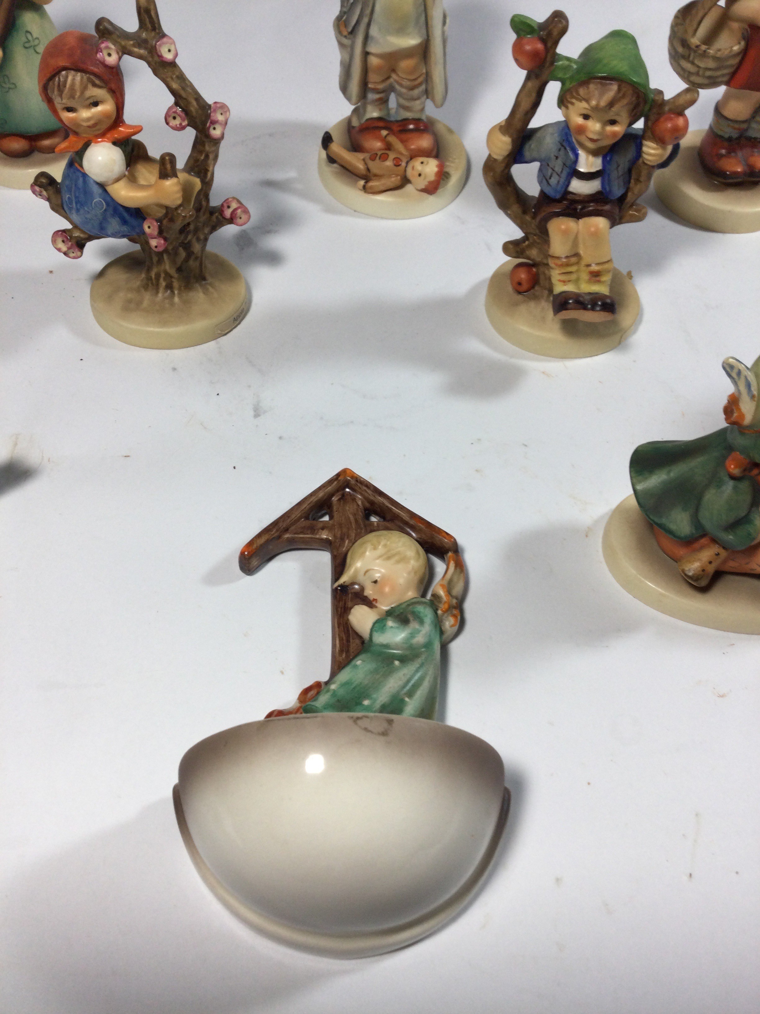 10 collectible Hummel figurines