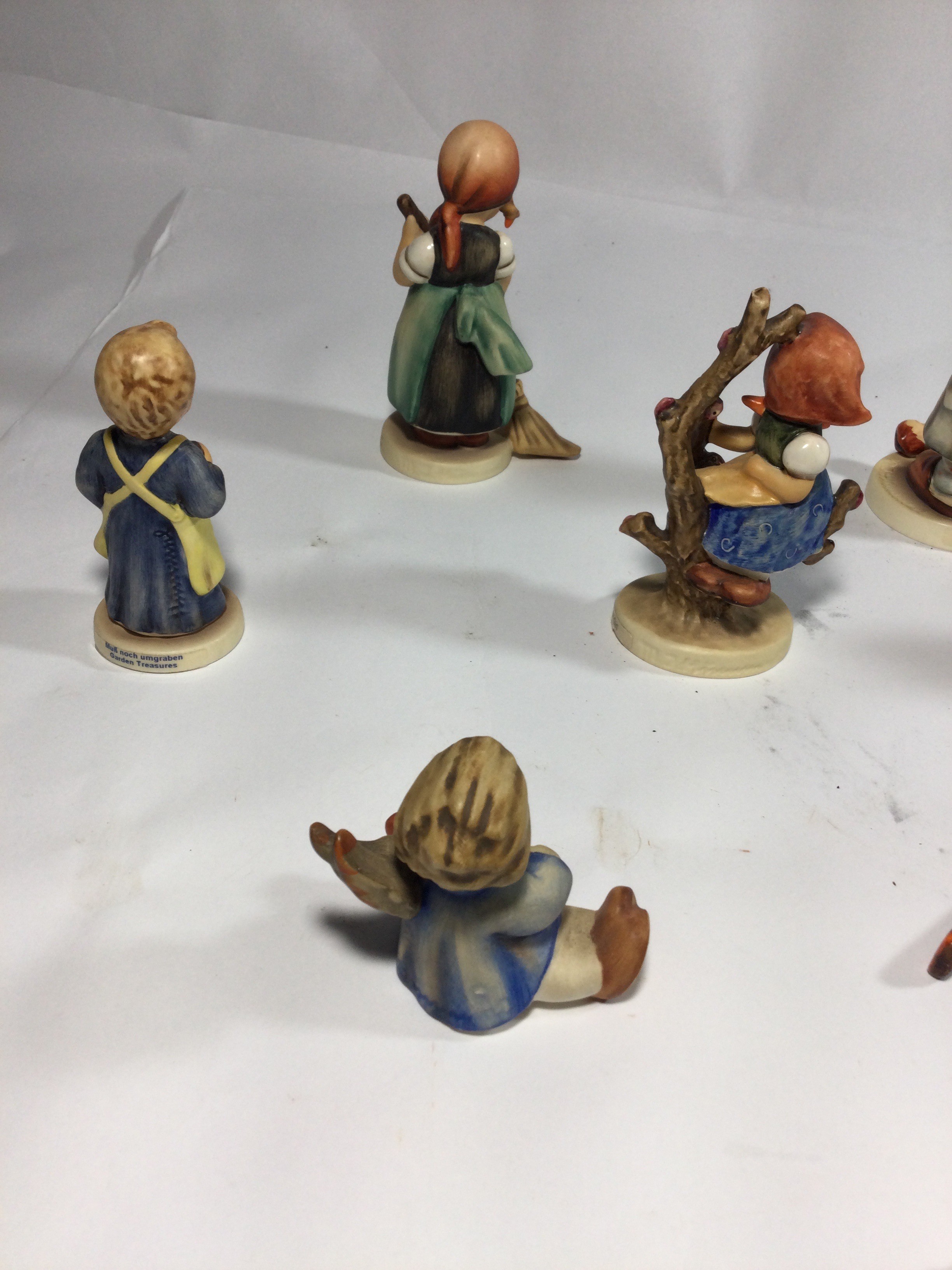 10 collectible Hummel figurines