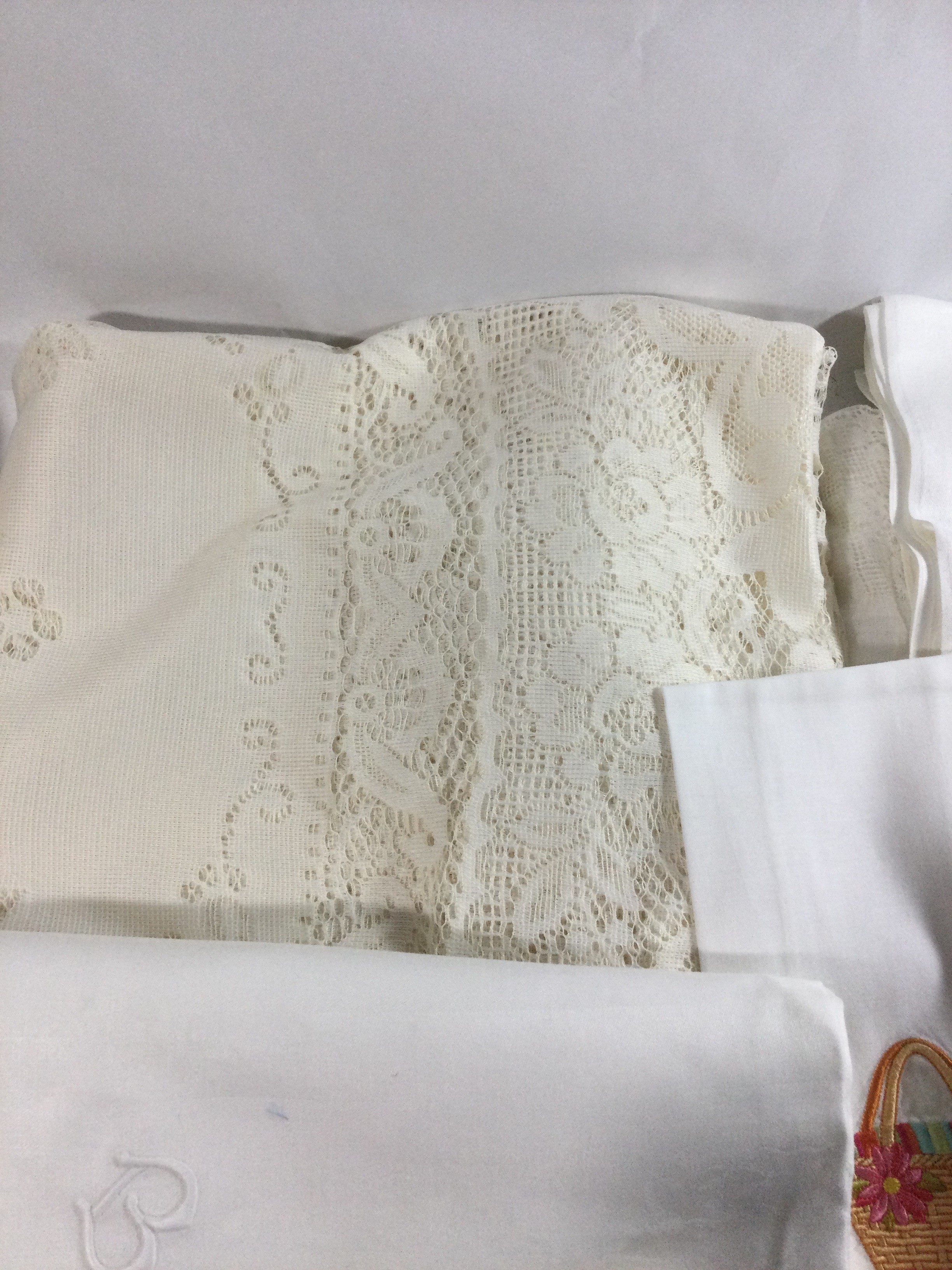 Many Fine Linens ,includes monogrammed napkins