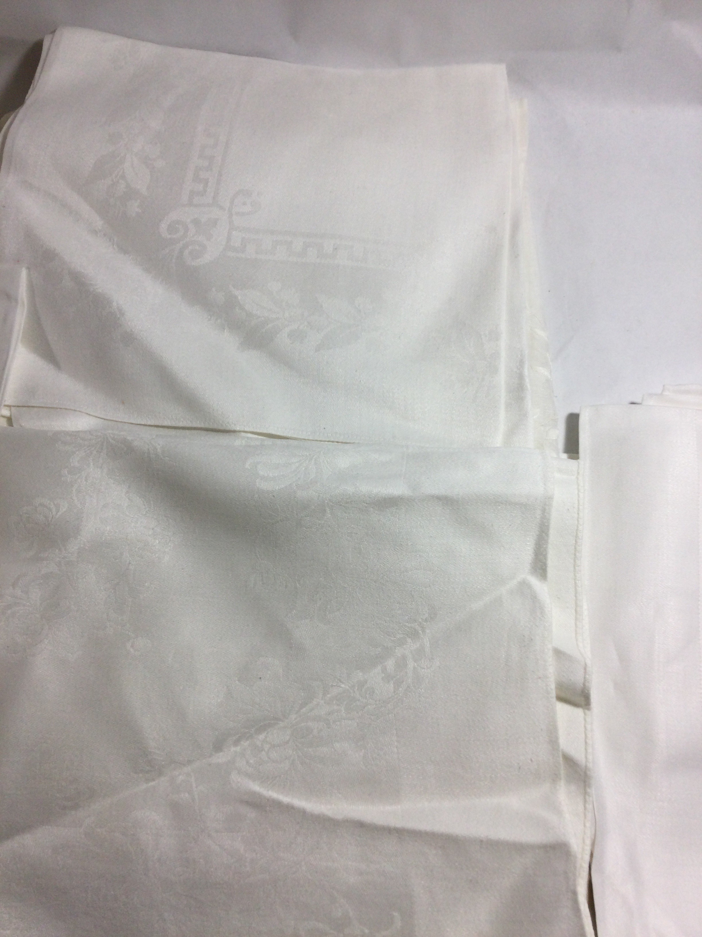 Many Fine Linens ,includes monogrammed napkins