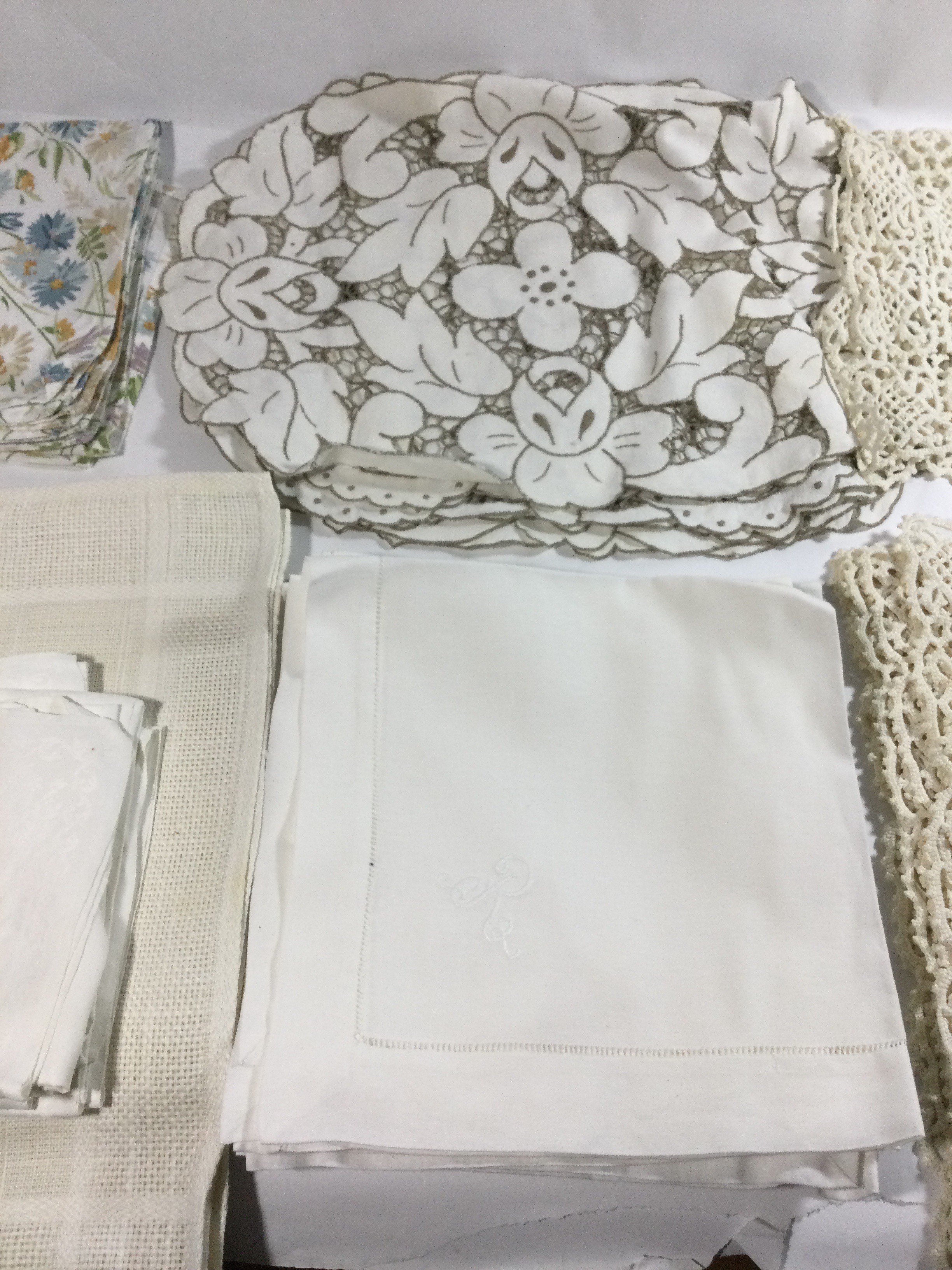 Collection of dinner placemats ,dinner linen